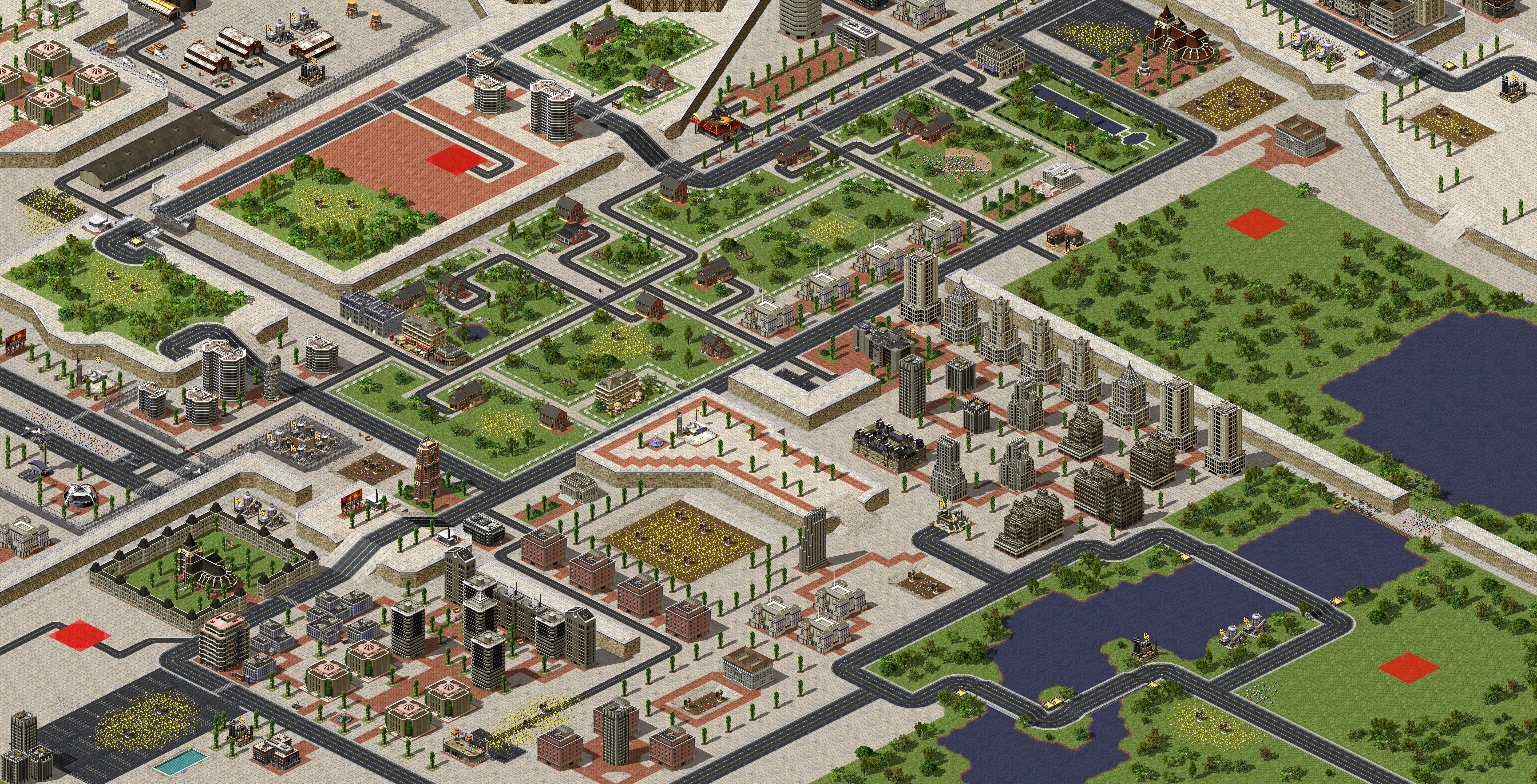 Rendered map: Reborn 2.0 - Megapolis Battle