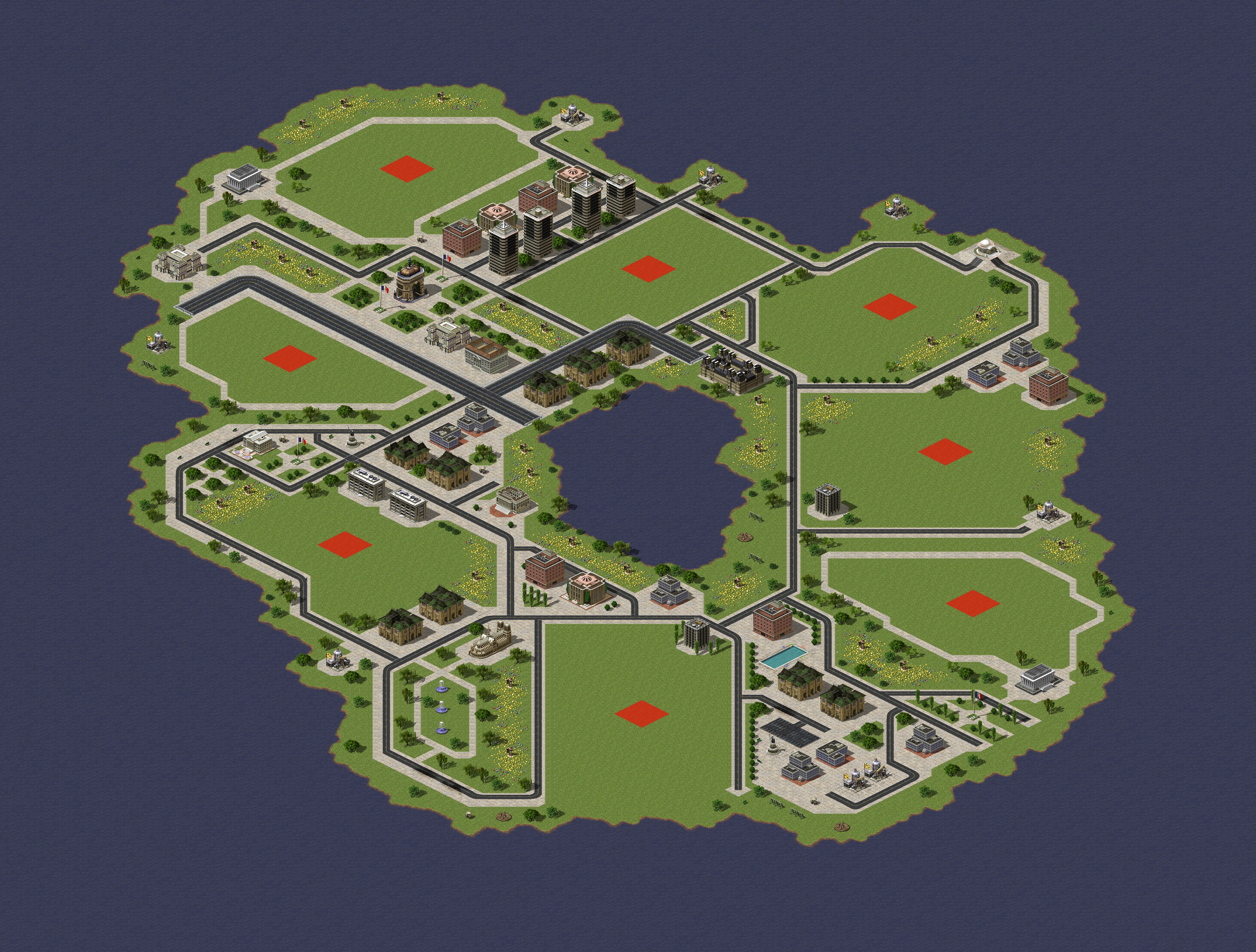 Rendered map: szkola