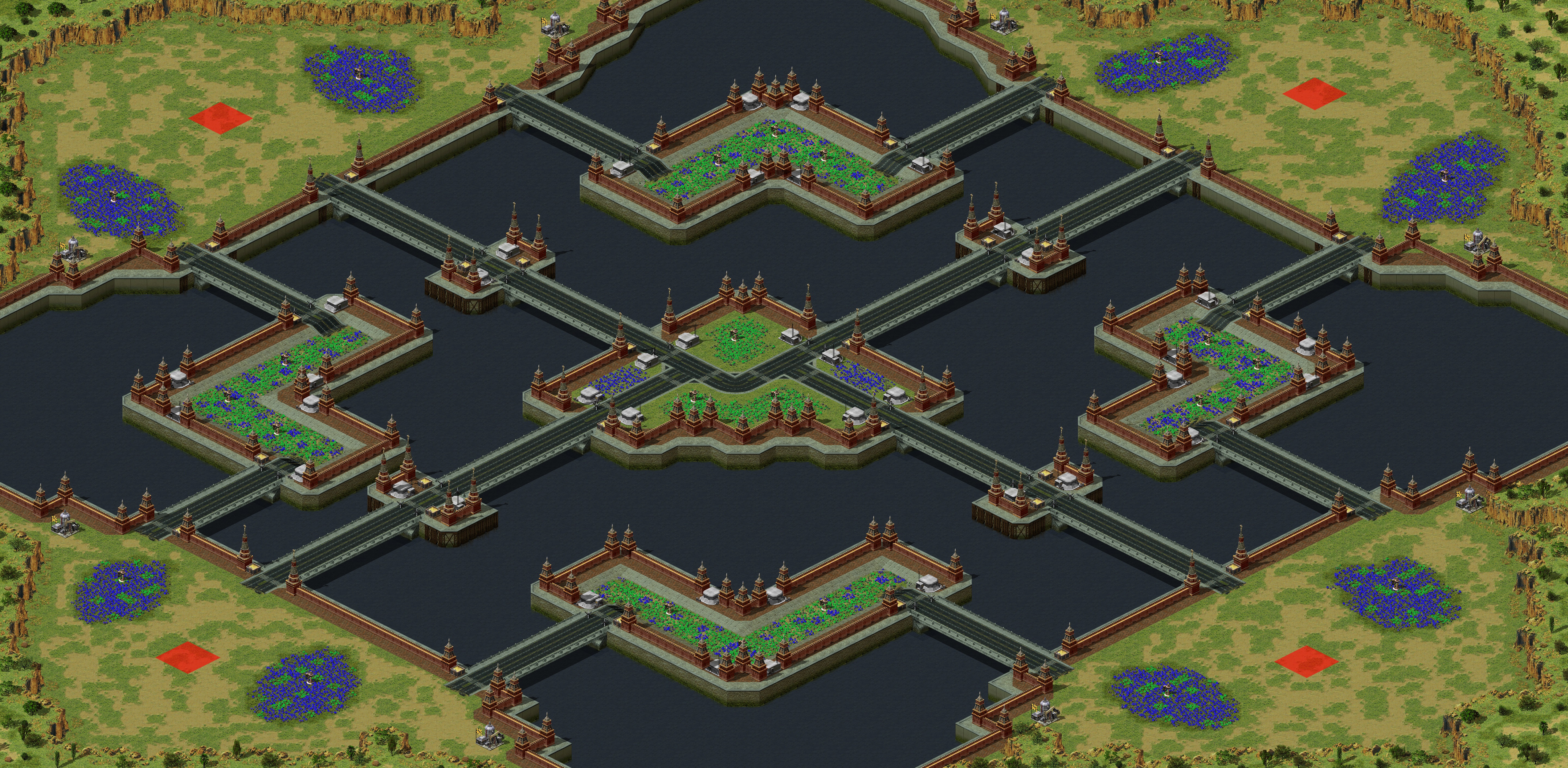 Rendered map: (4) Fort Urban Square