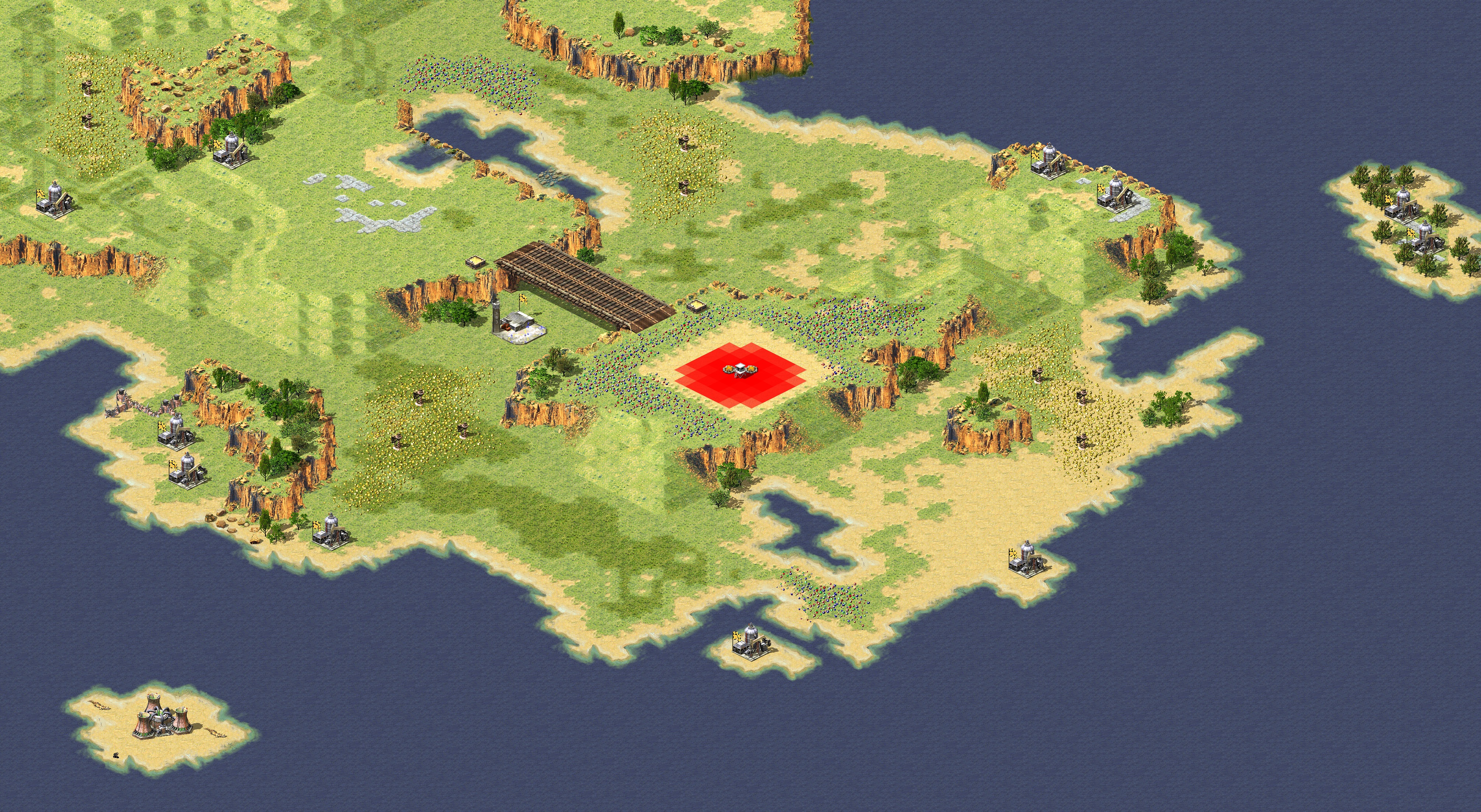 Rendered map: Main Island Conflict - Patch of Land 4