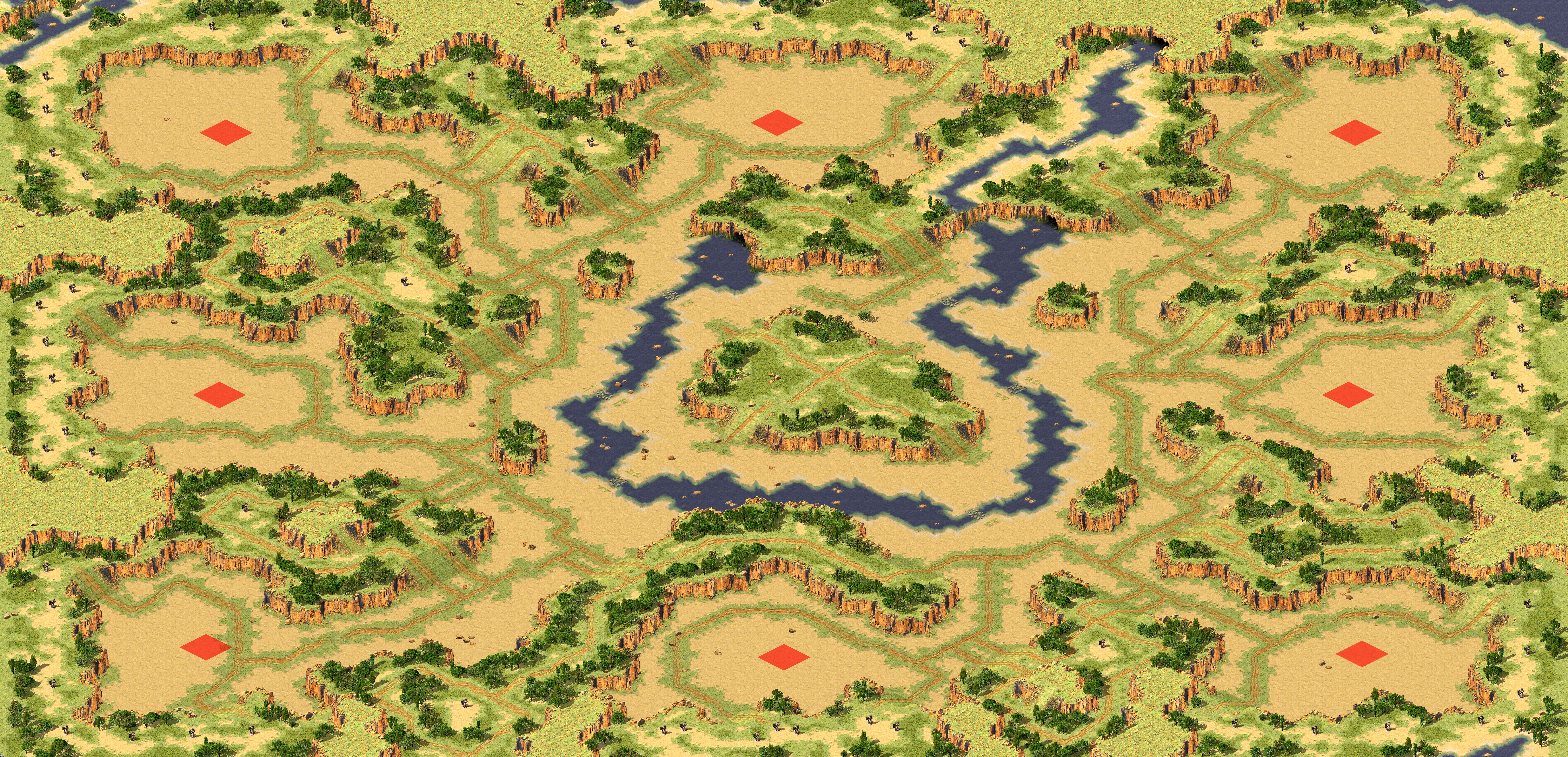 Rendered map: Tank Battle Jungle