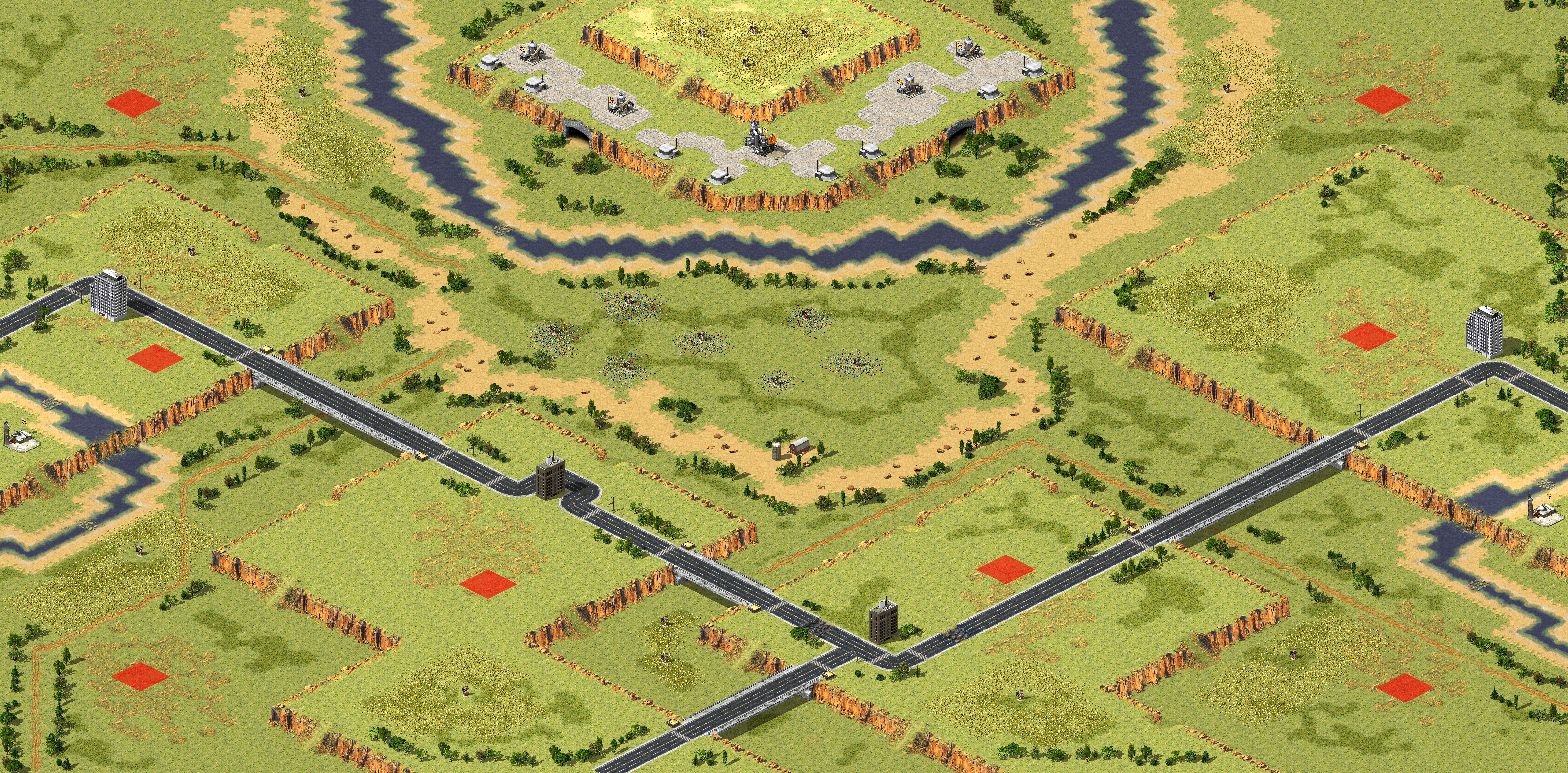 Rendered map: Mountain Ranges