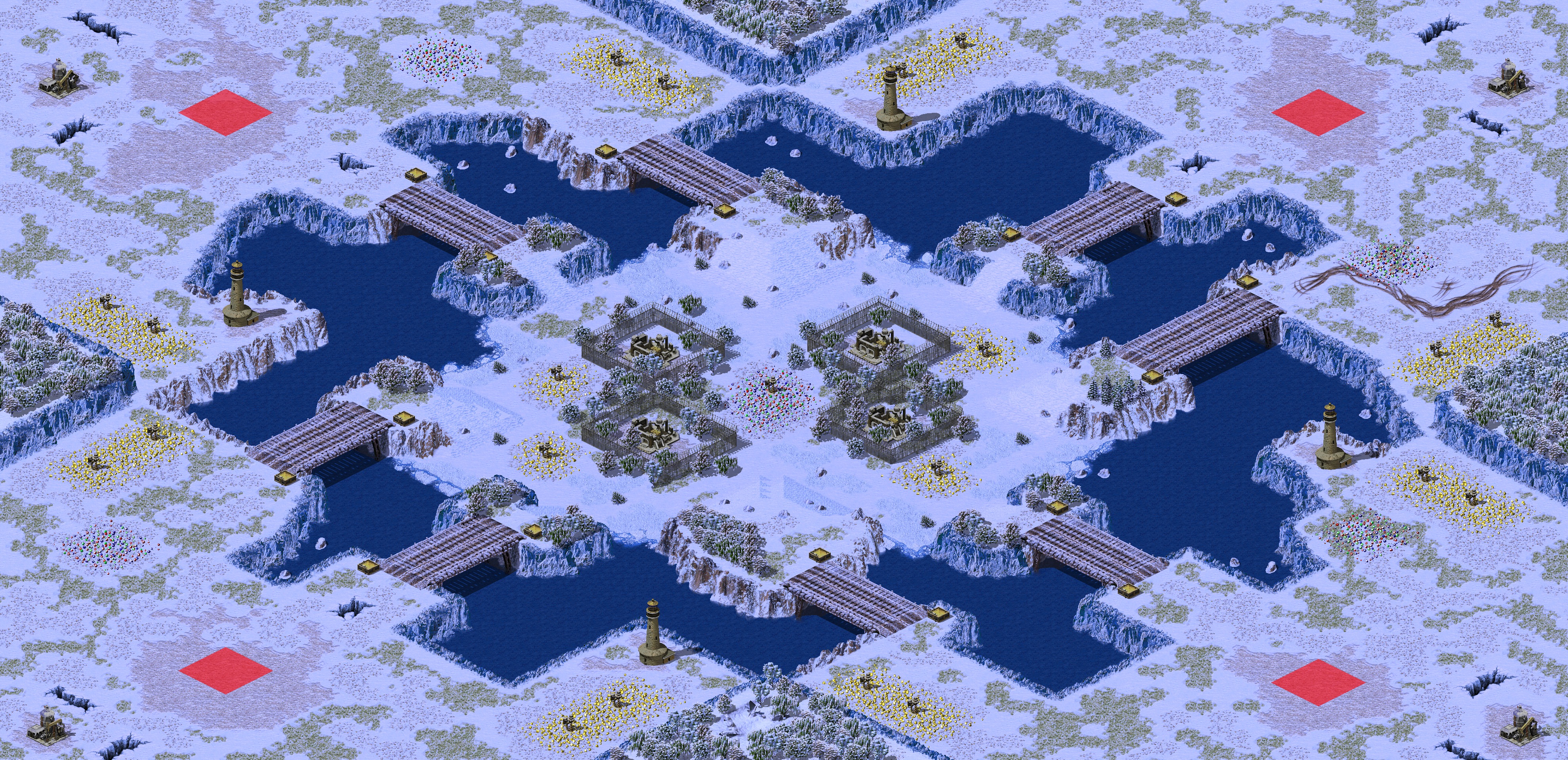 Rendered map: Four Pack