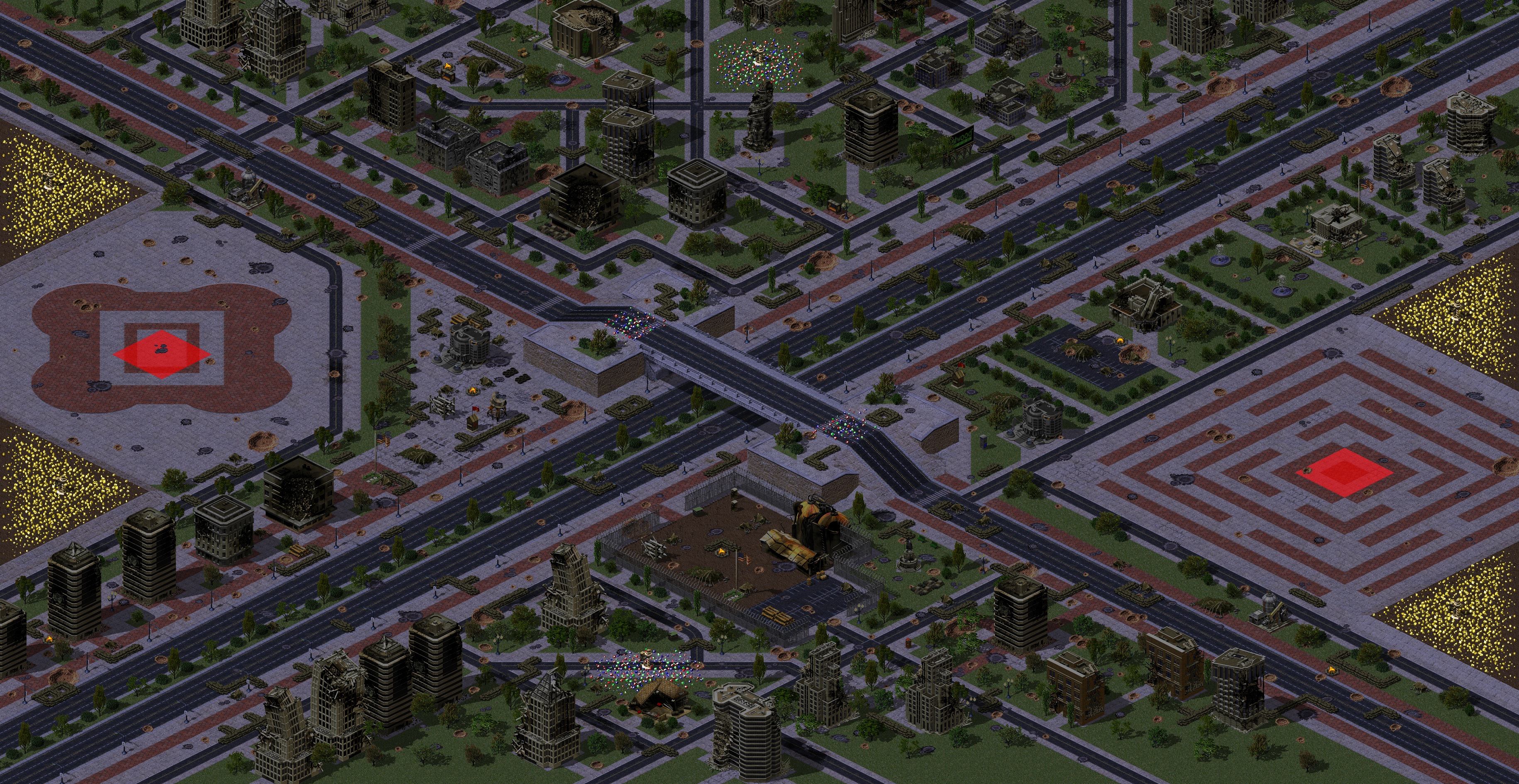 Rendered map: Burning Streets