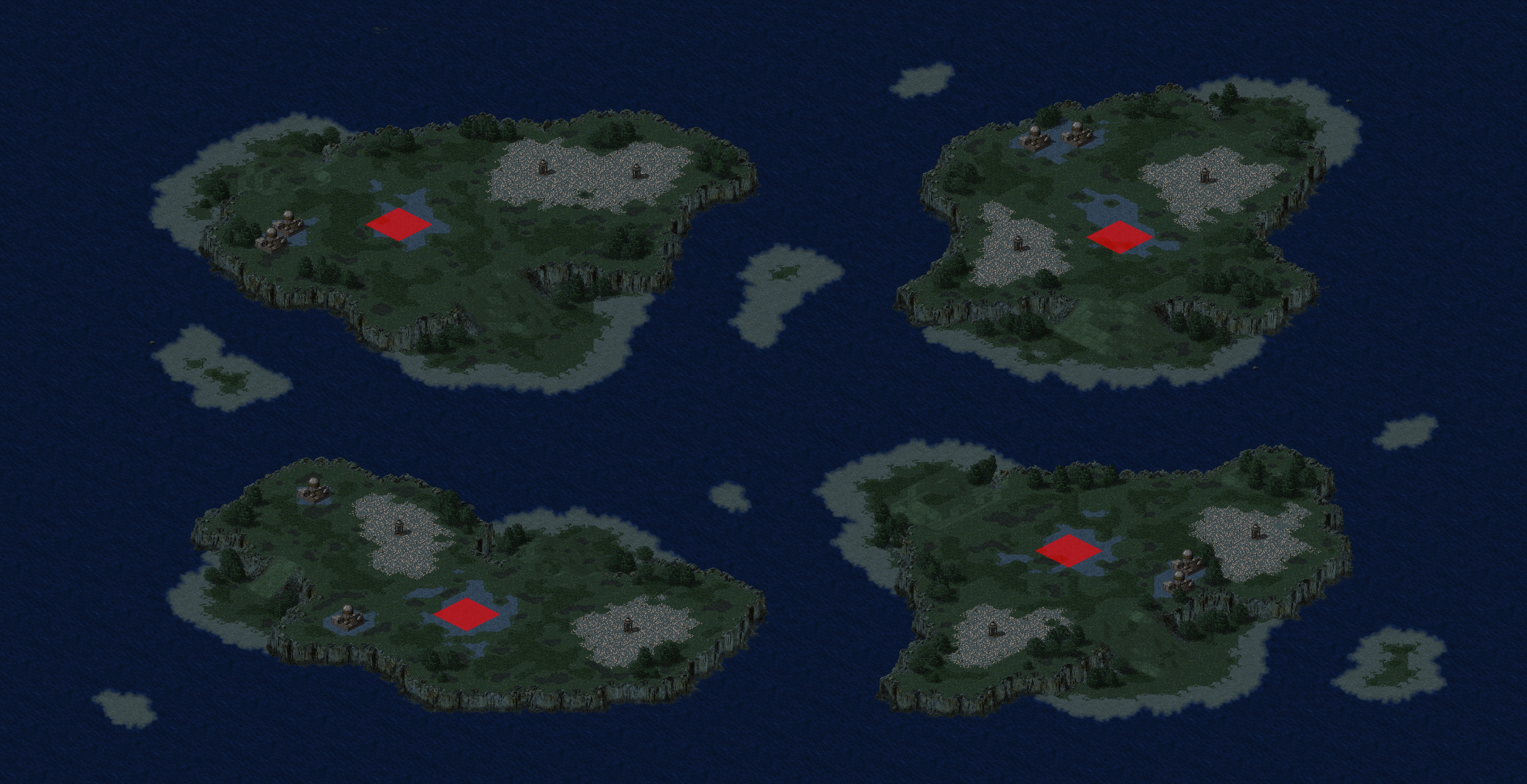 Rendered map: Tsunami