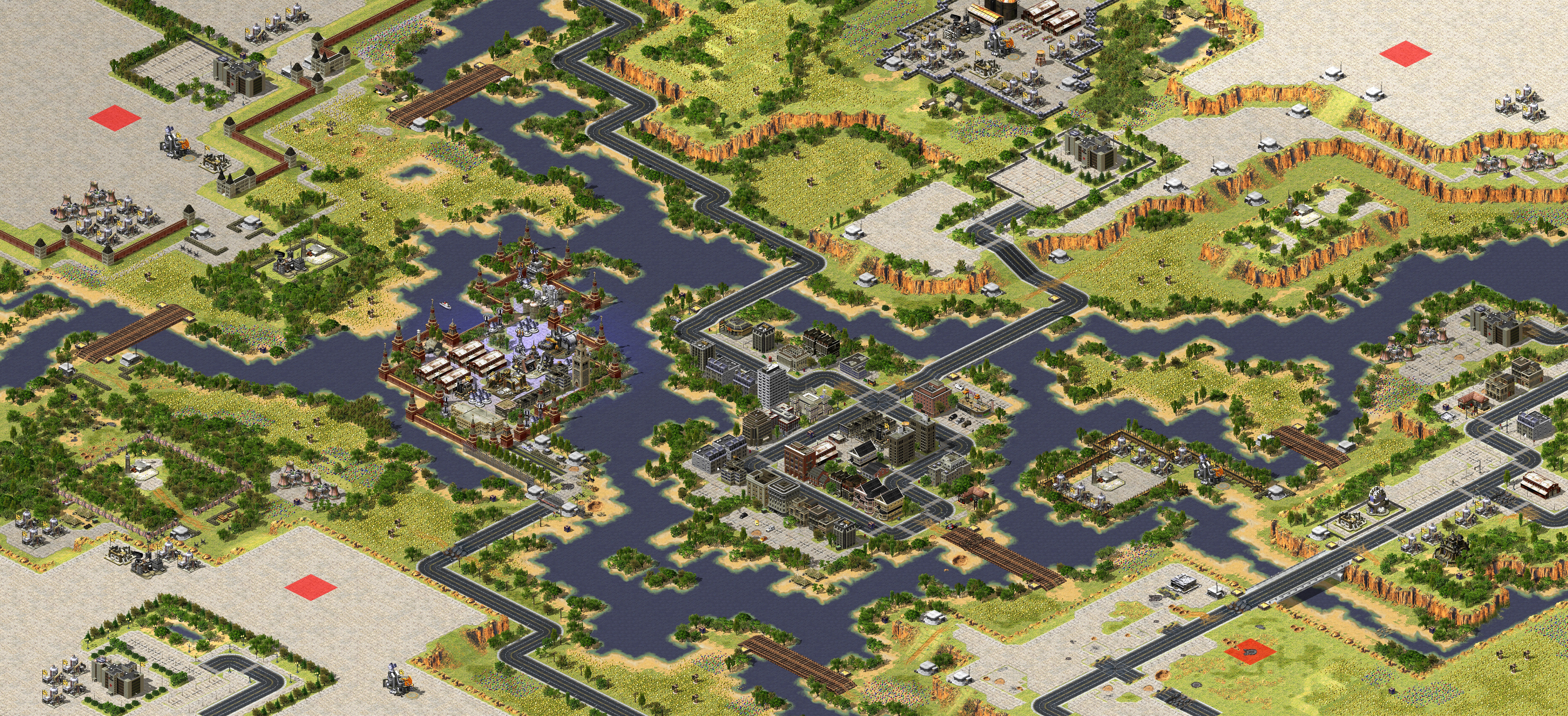 Rendered map: Flint Hill