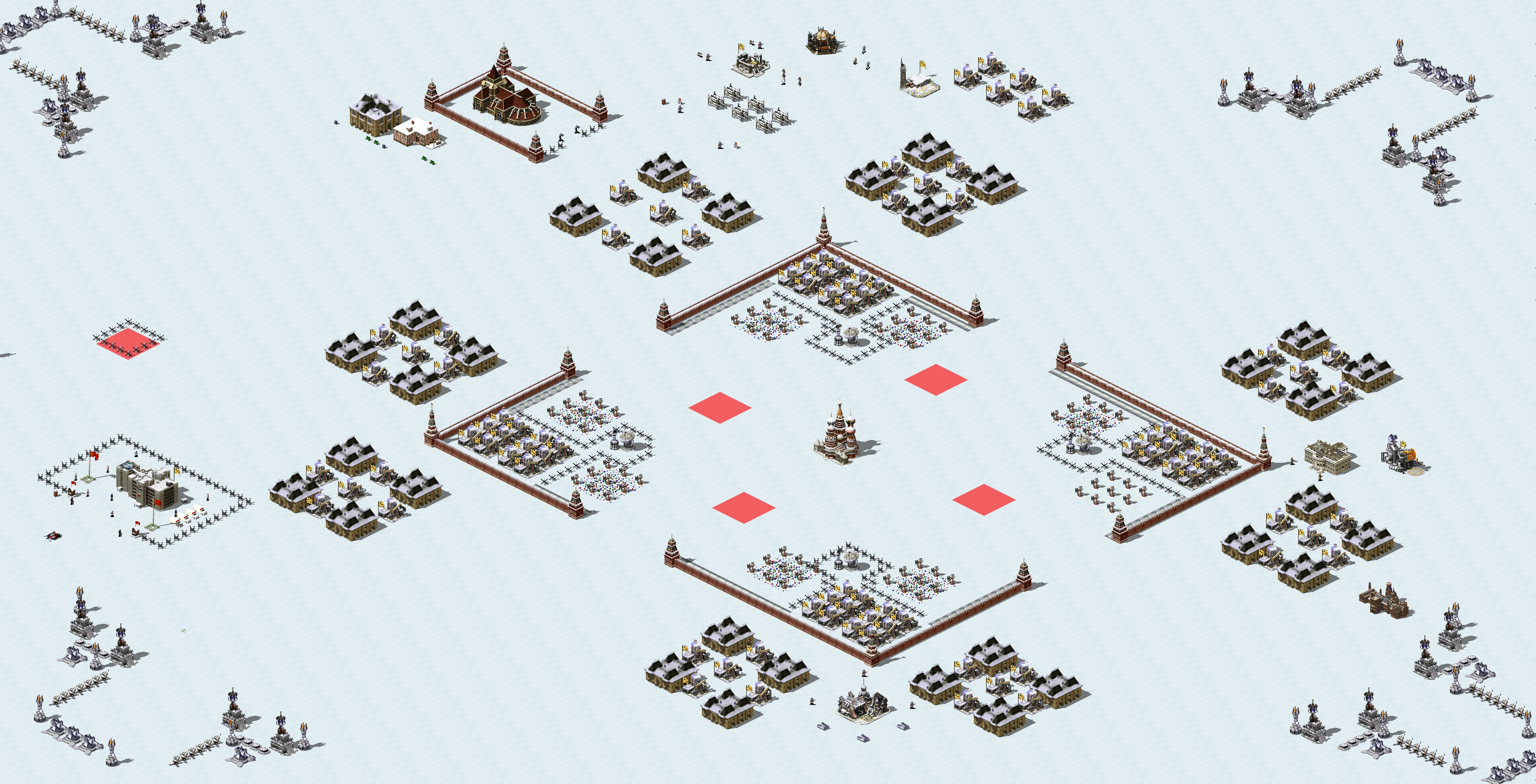 Rendered map: Battle of Moscow