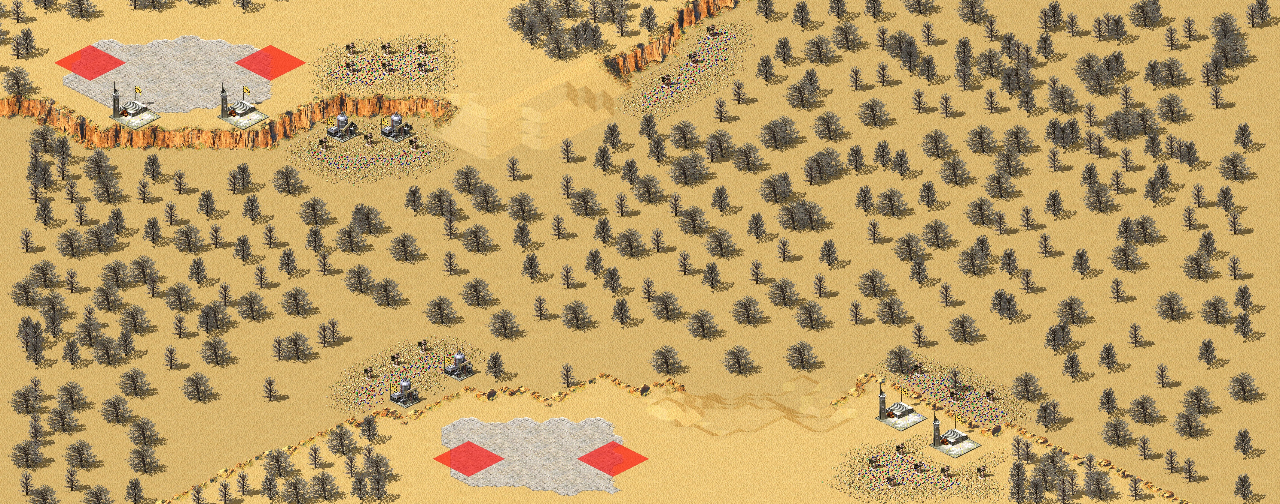 Rendered map: Desert Gold