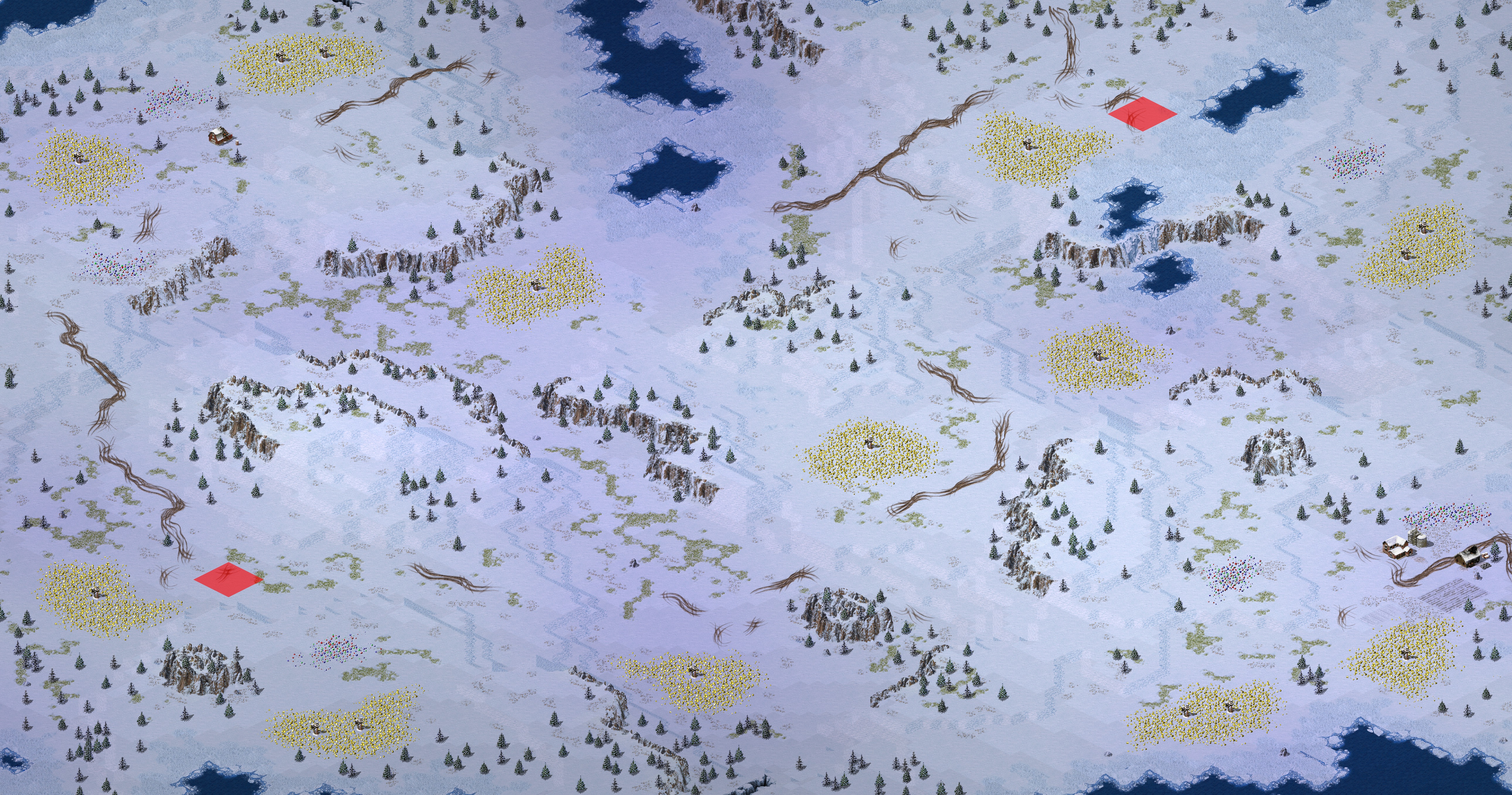 Rendered map: Avalanche
