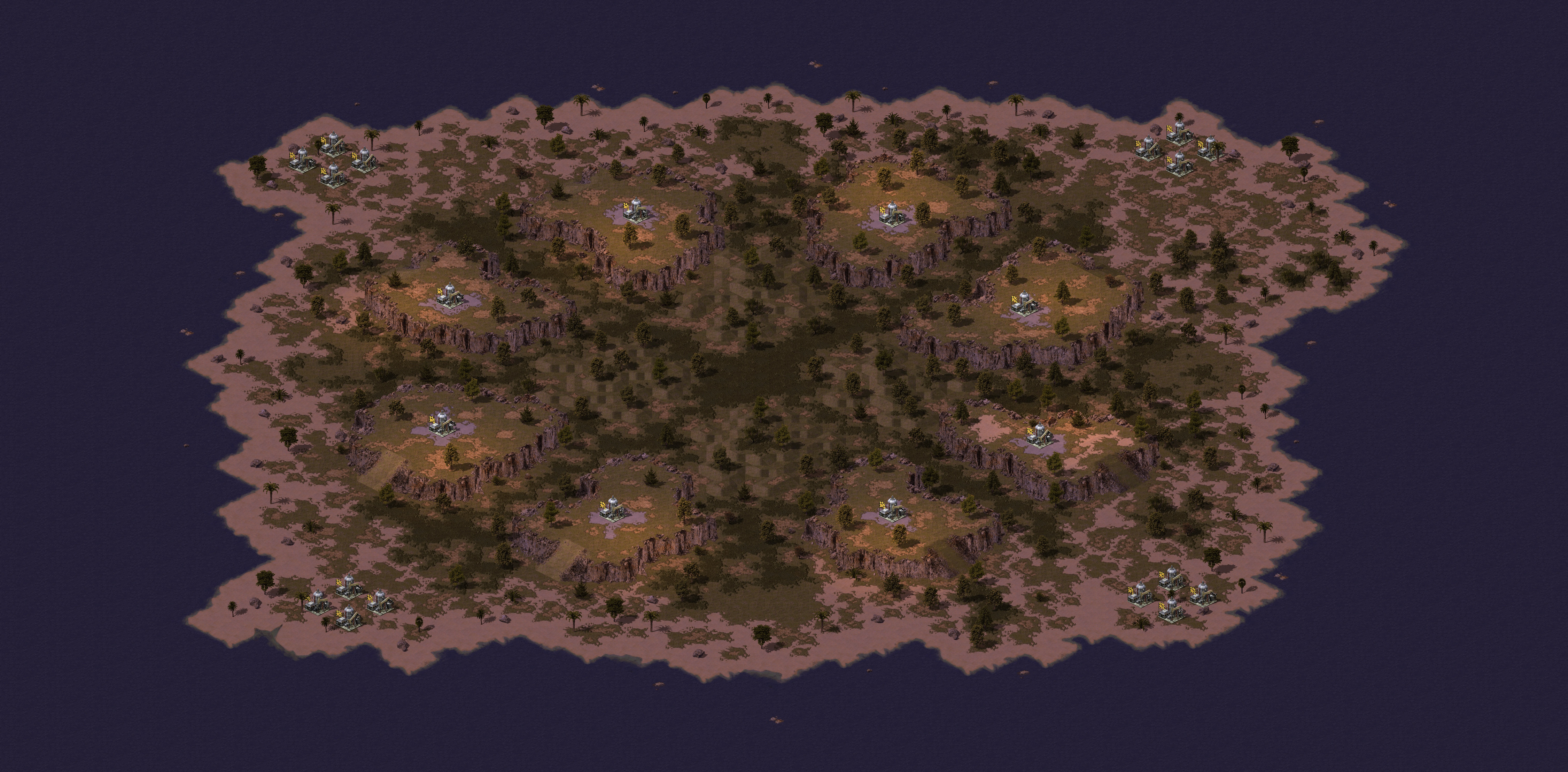 Rendered map: Valley of Gems (2-4) (Megawealth)