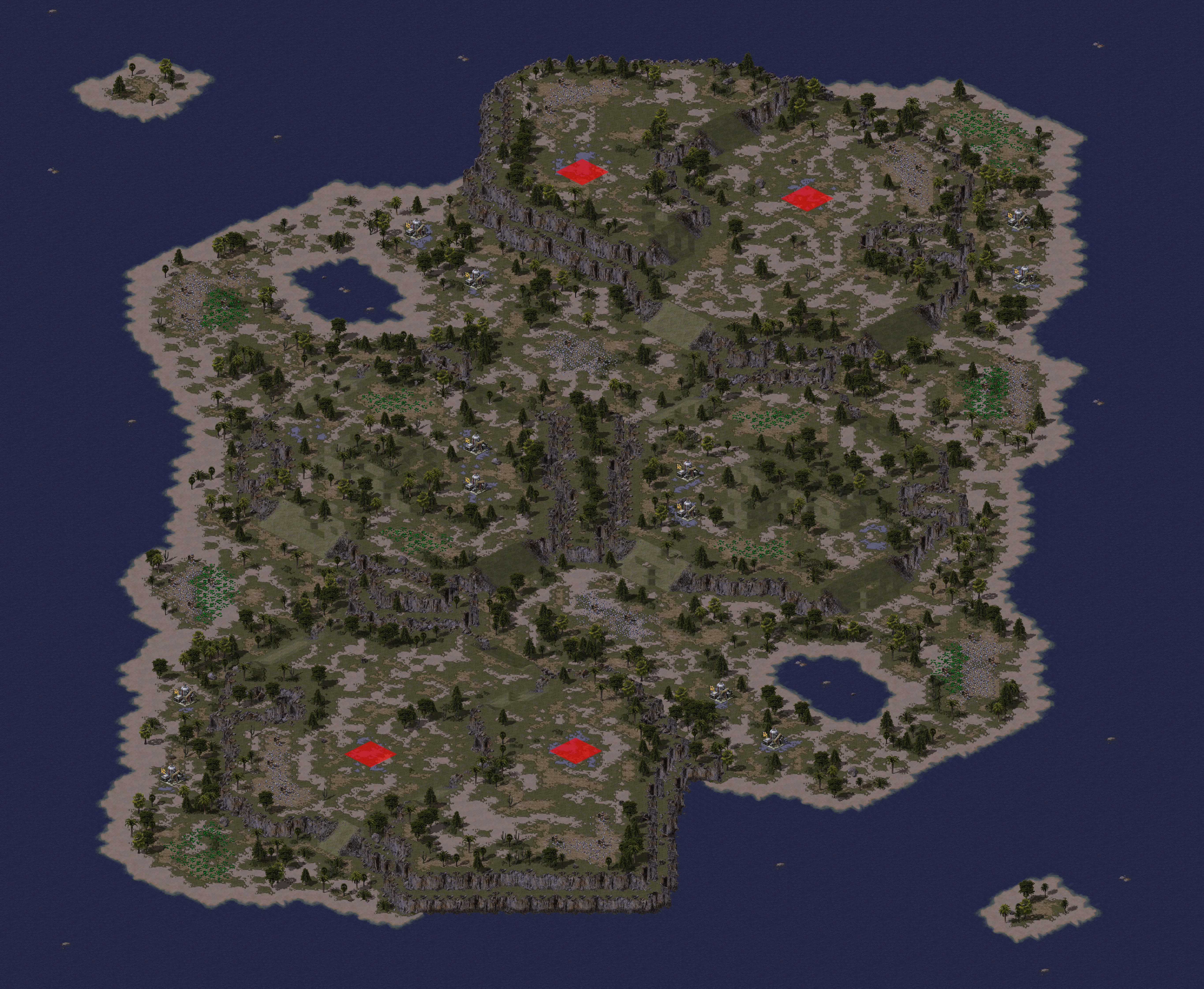Rendered map: Tropical Nights