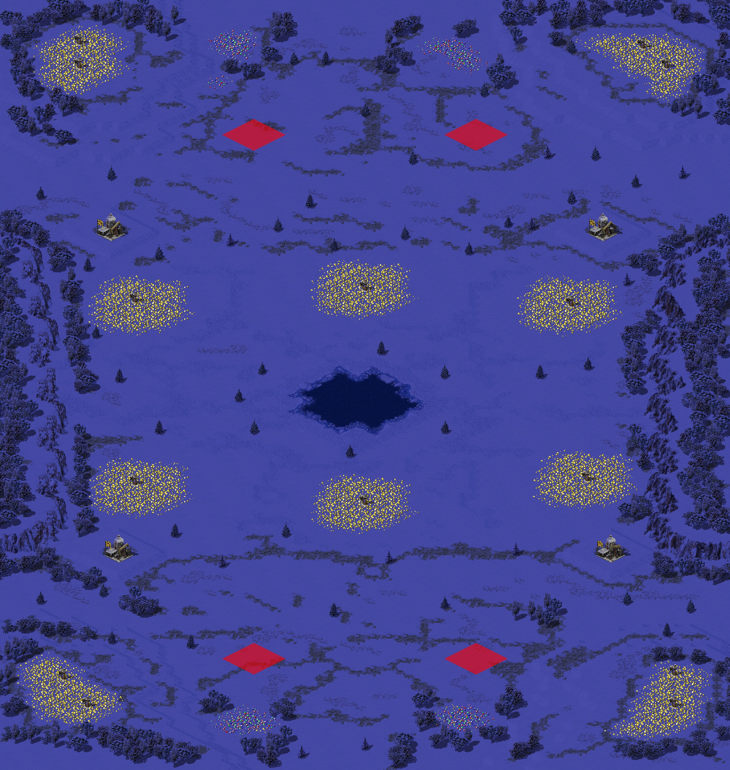 Rendered map: Snowy Glide