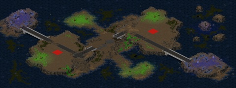 Rendered preview of Dueling Islands