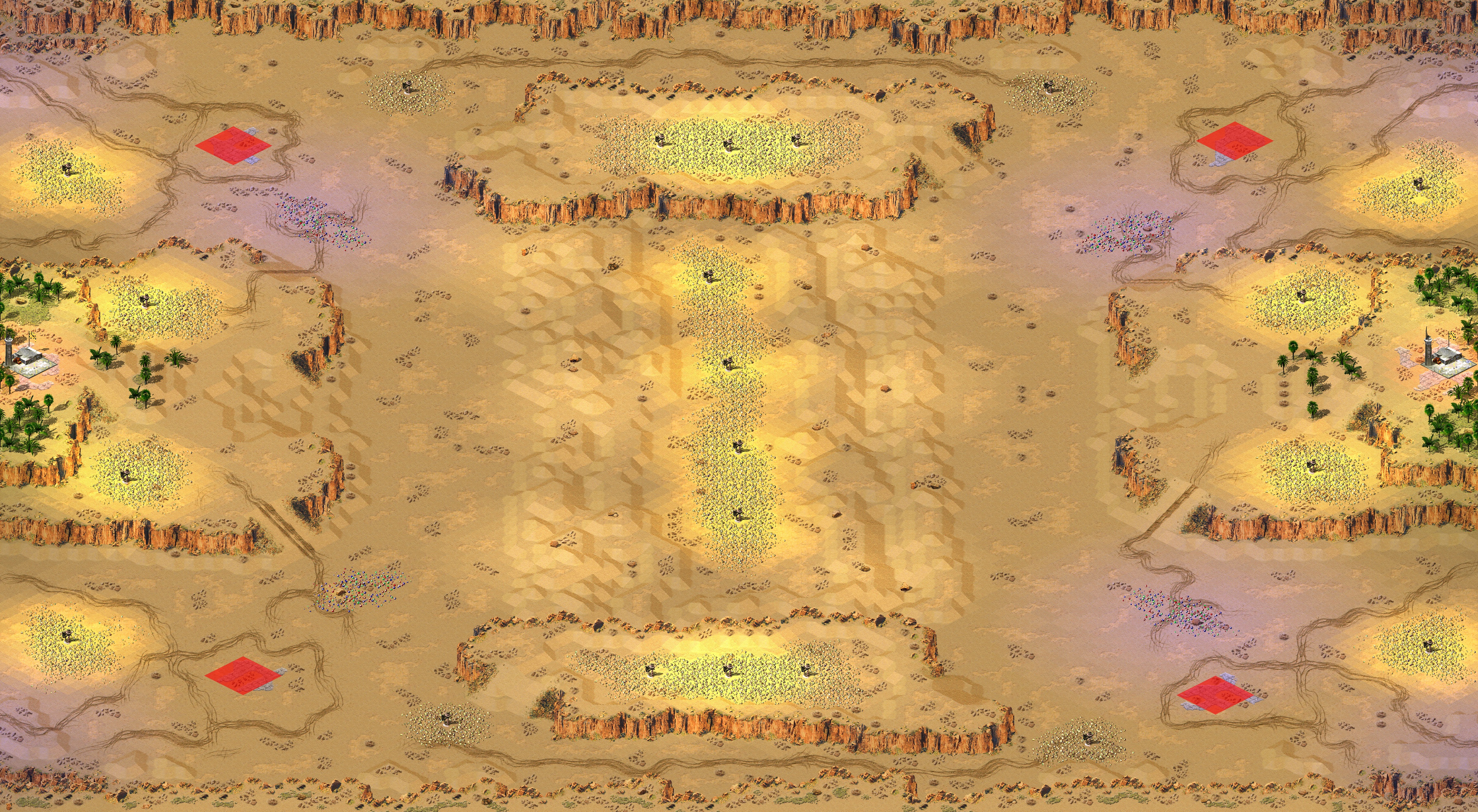 Rendered map: Sandstorm Canyon