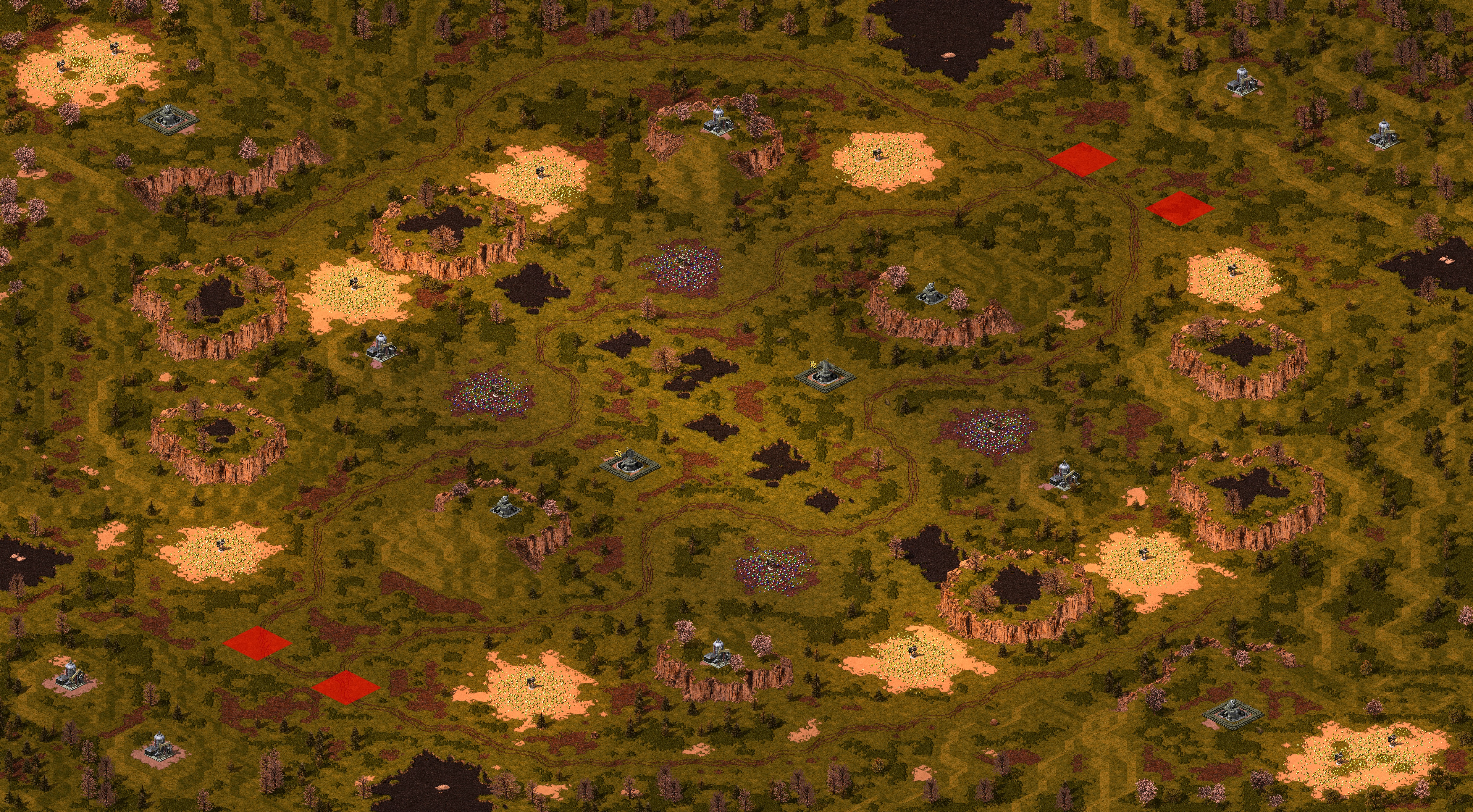 Rendered map: Battle of Sekigahara (4)