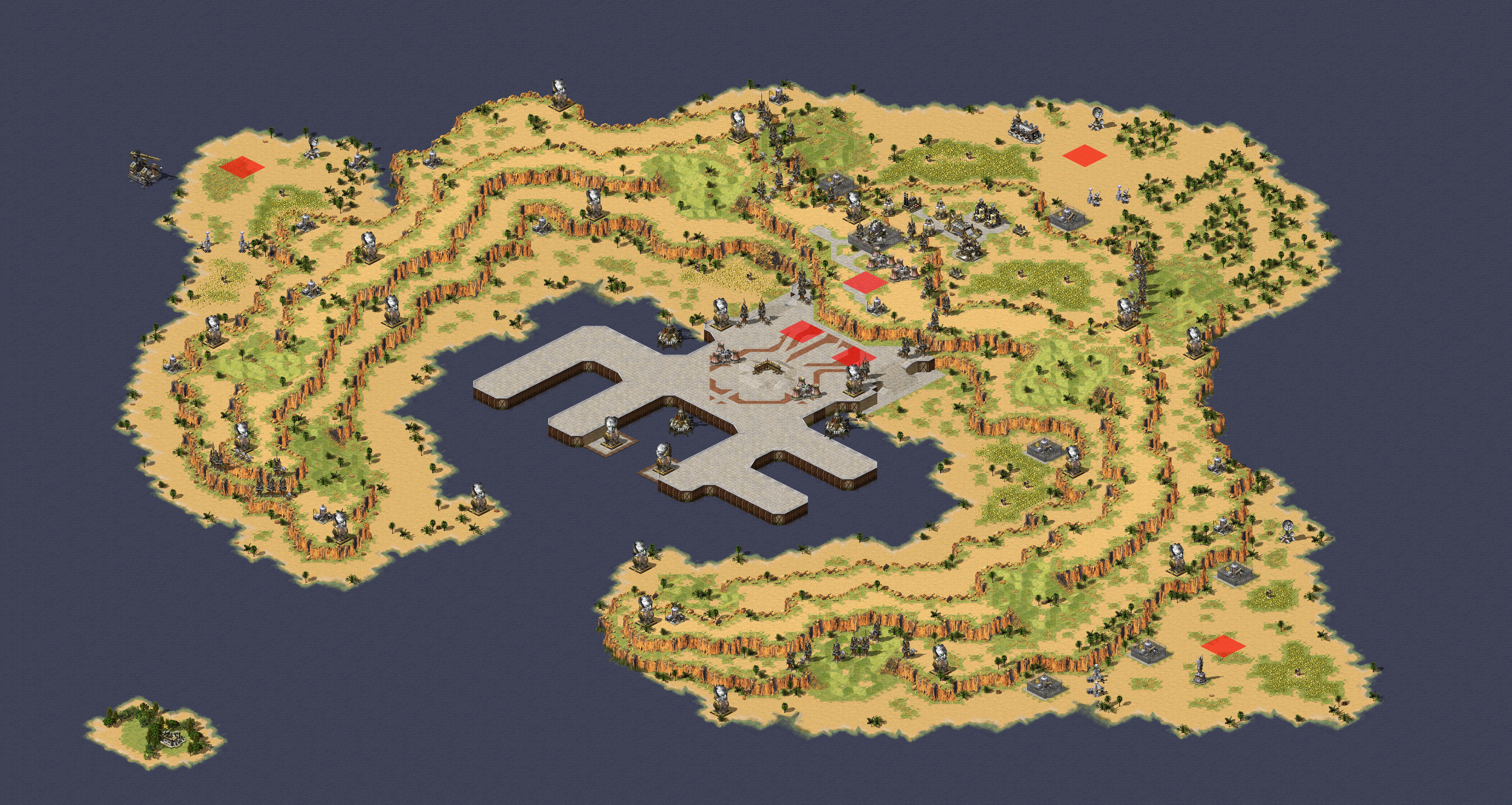 Rendered map: Yuri Island Modded