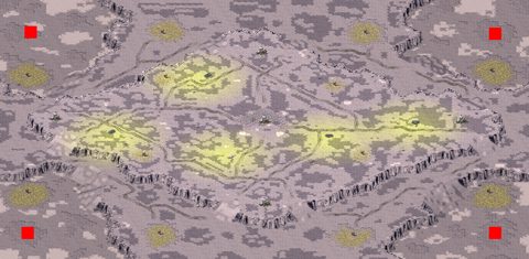 Rendered preview of Four Craters
