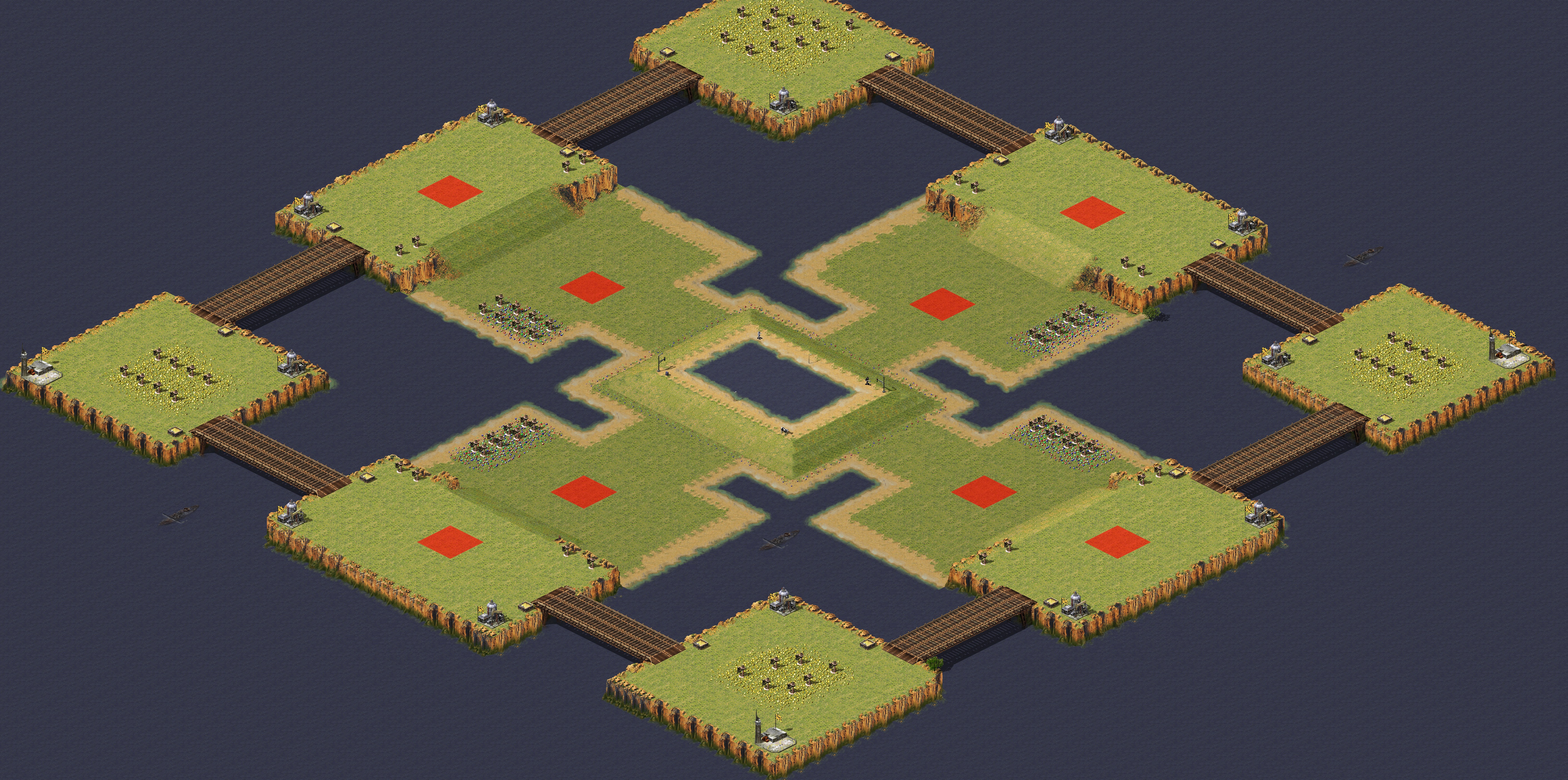 Rendered map: Iron Chain 2v2