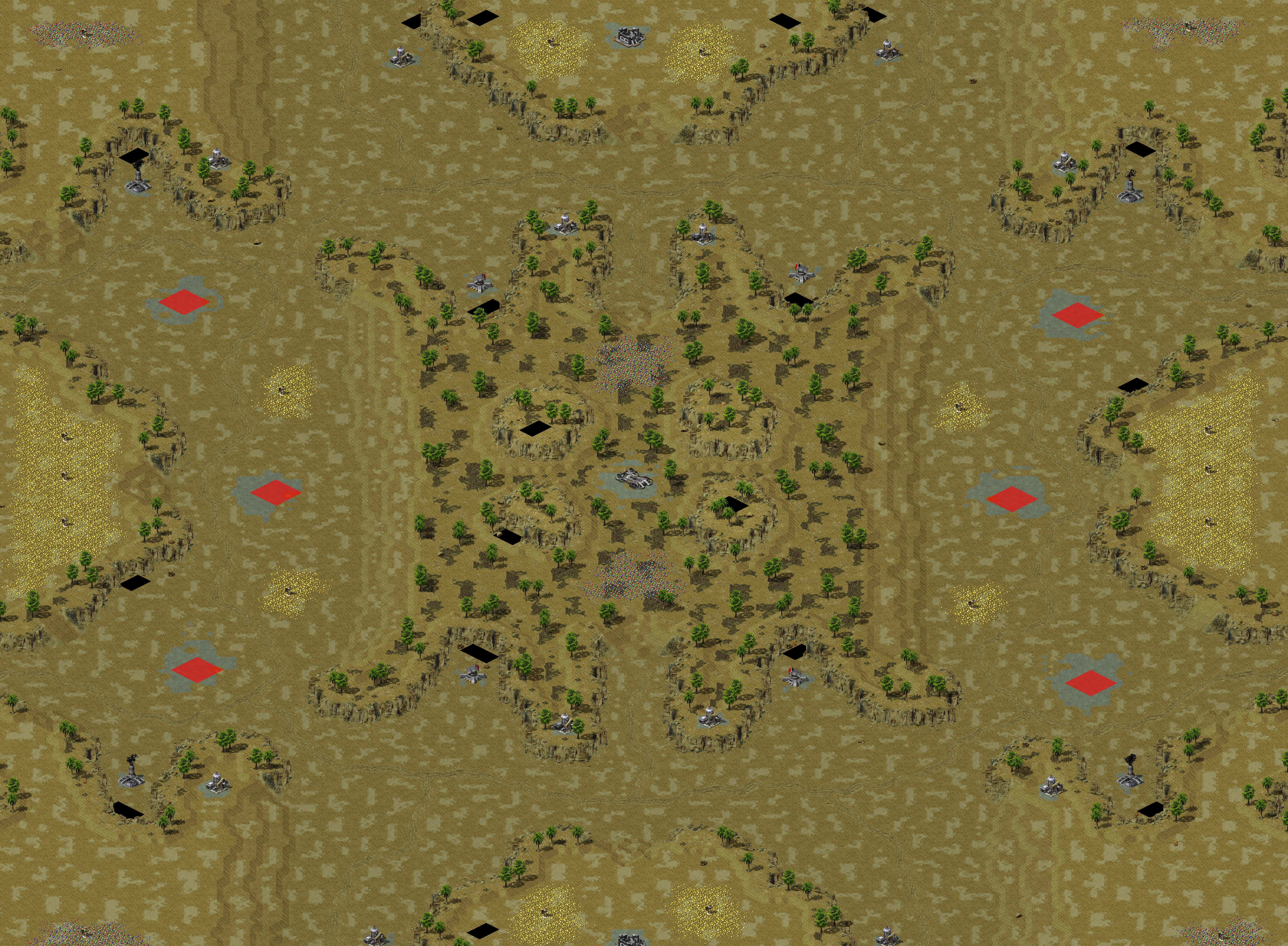 Rendered map: Replica