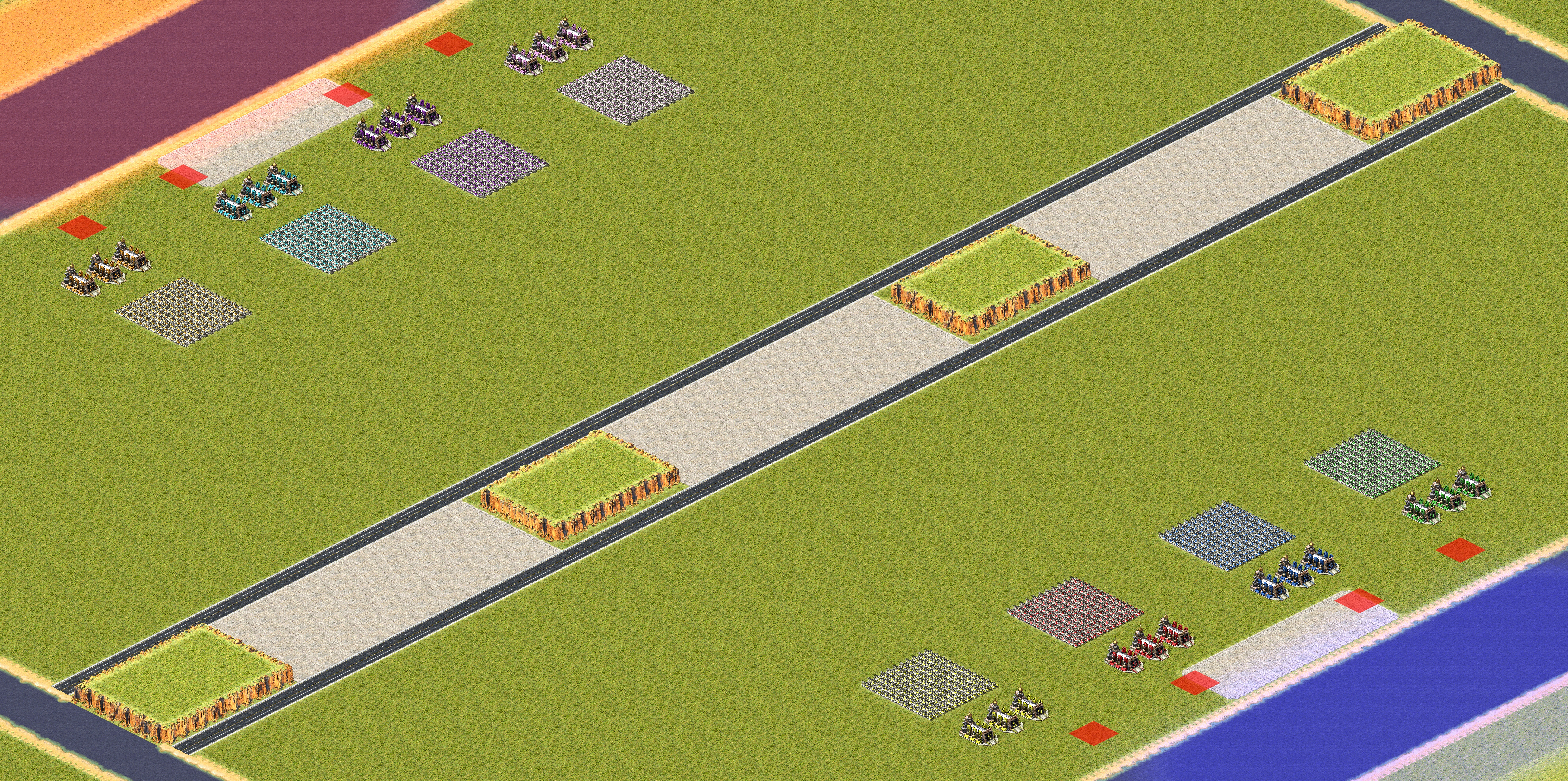 Rendered map: Apocalypse Field 4v4 Flat