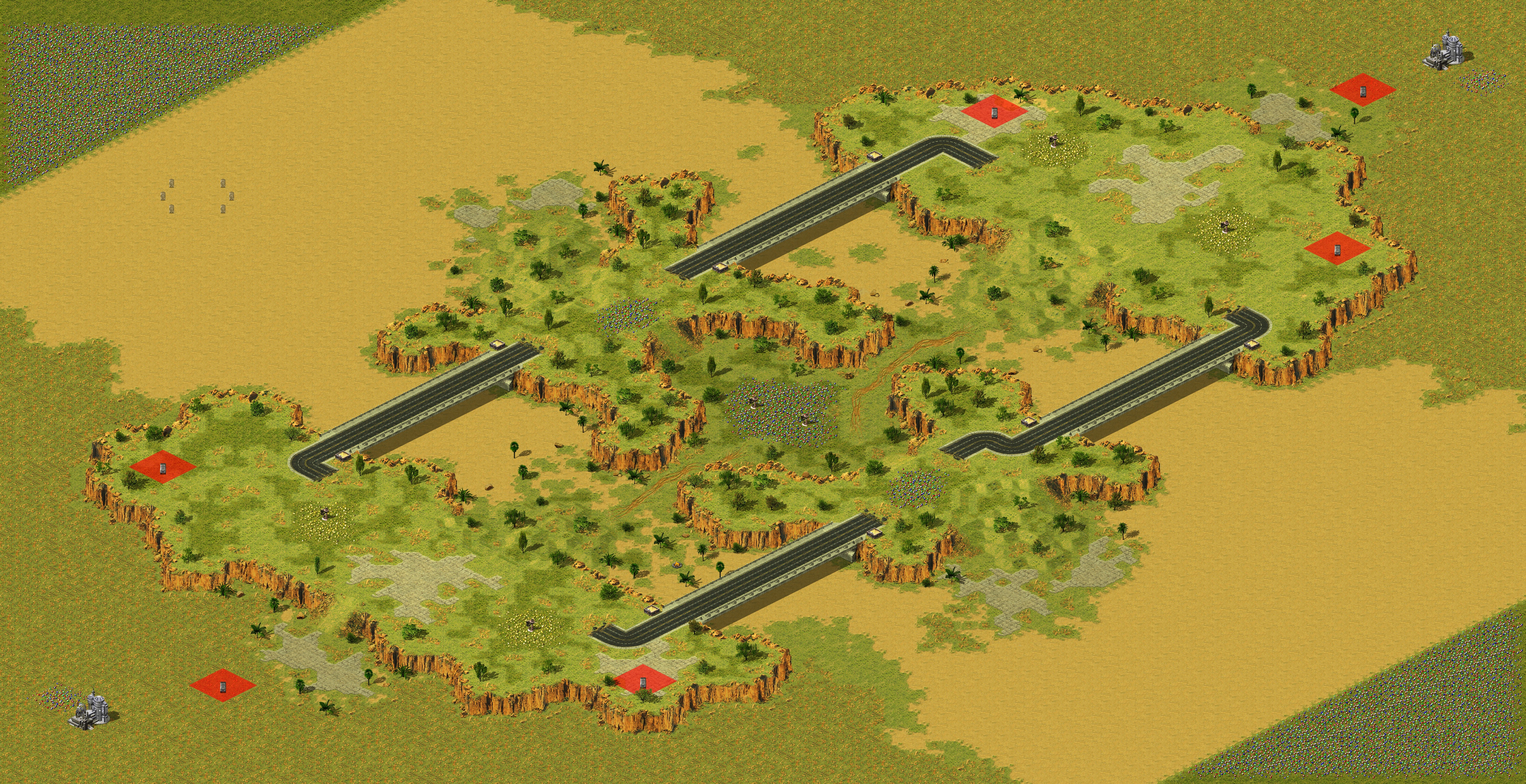 Rendered map: Tank Battle 3v3