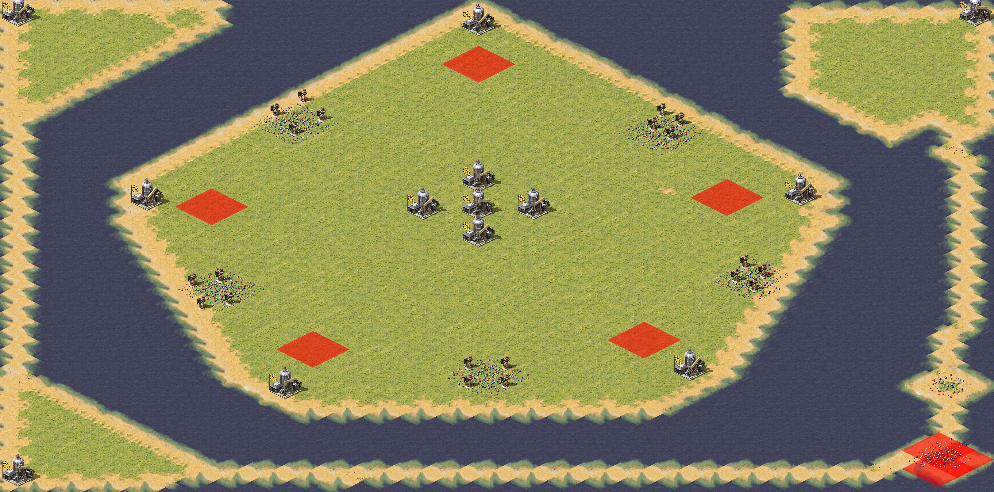 Rendered map: Pentagon Patch of Land (5)