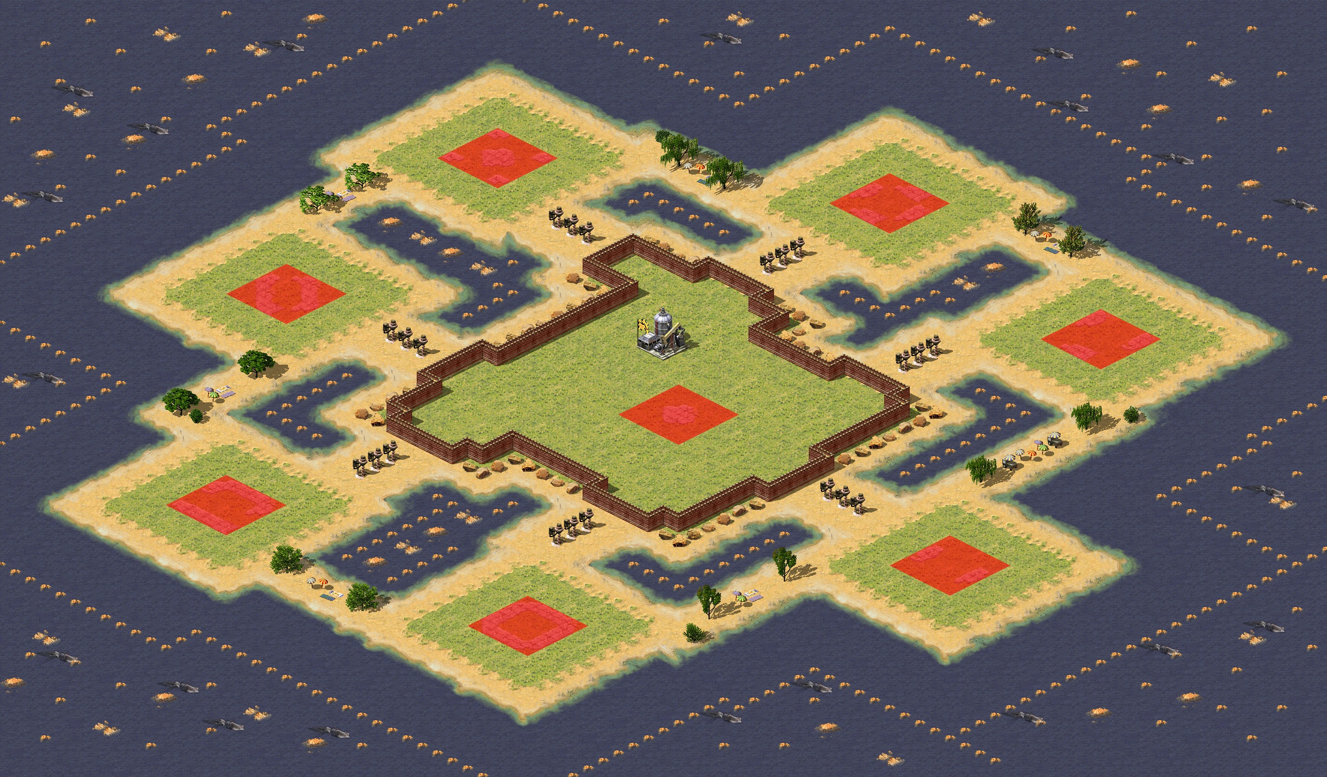 Rendered map: Large and Small Patches (Ore)