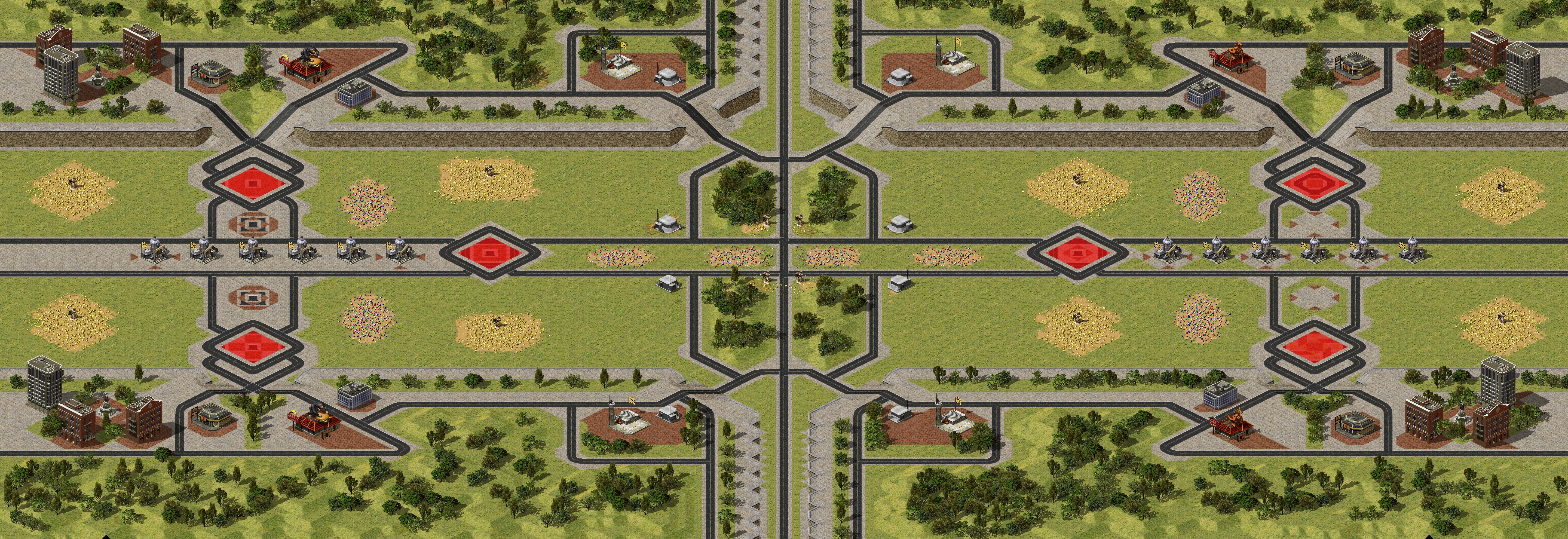Rendered map: 进攻策略