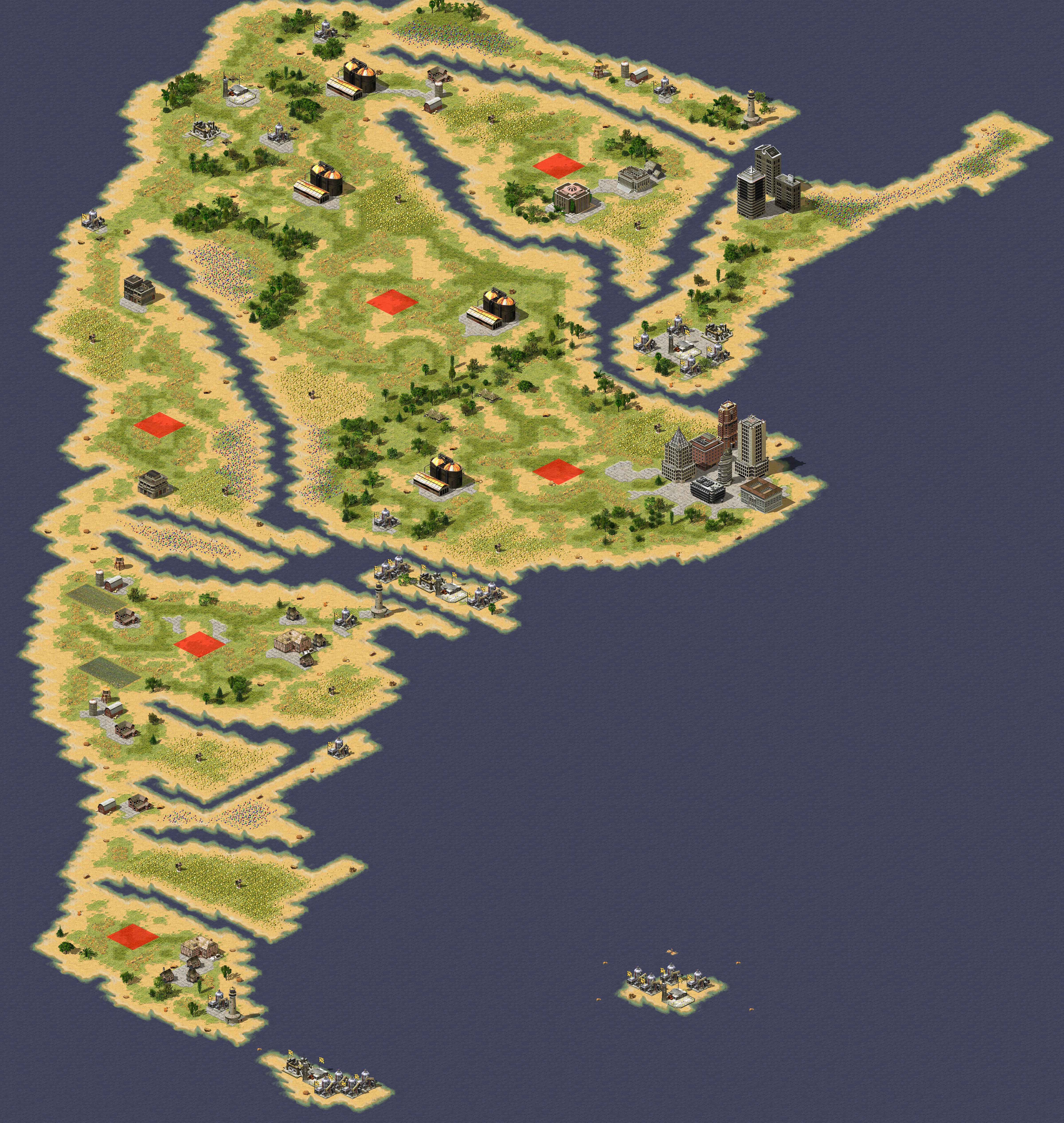 Rendered map: Island Breakthrough