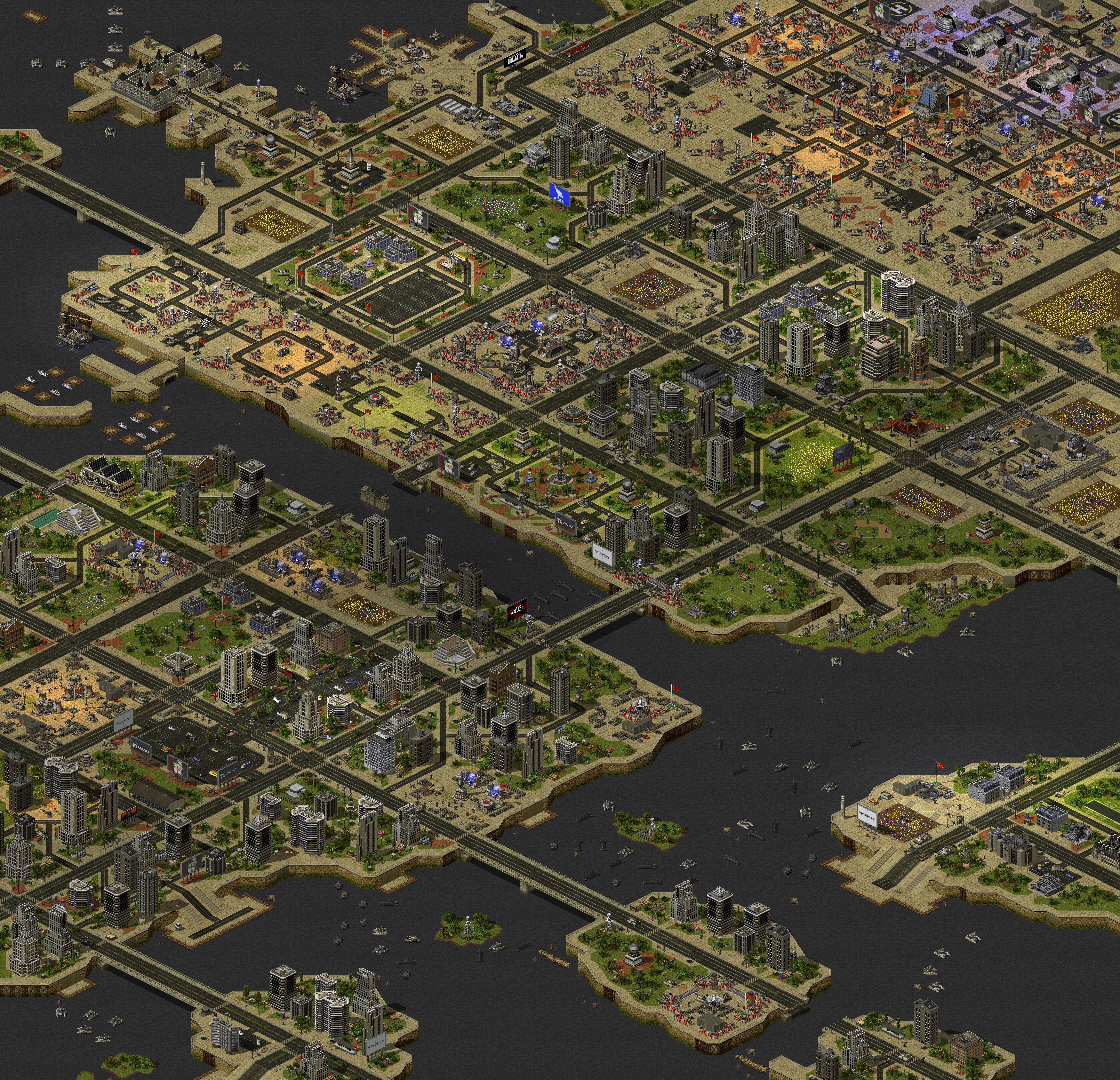 Rendered map: Soviet Mission 19: Power Hunger