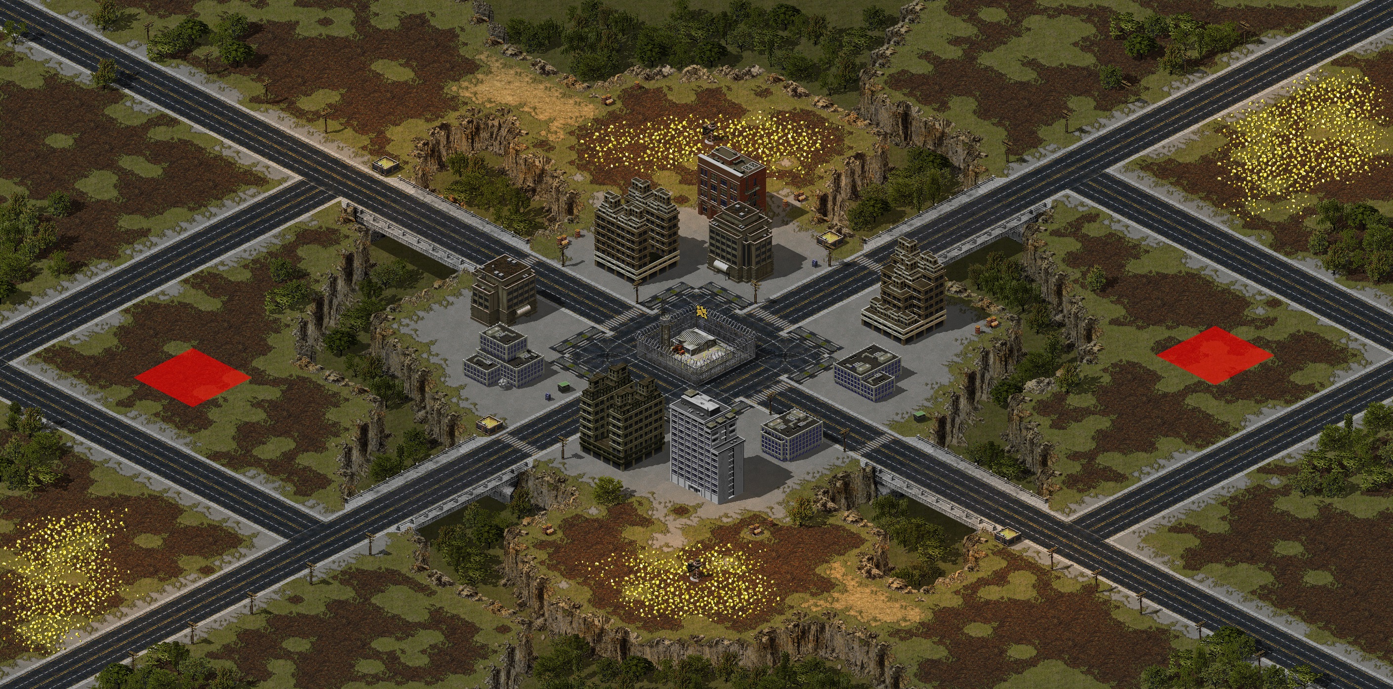 Rendered map: urbrush