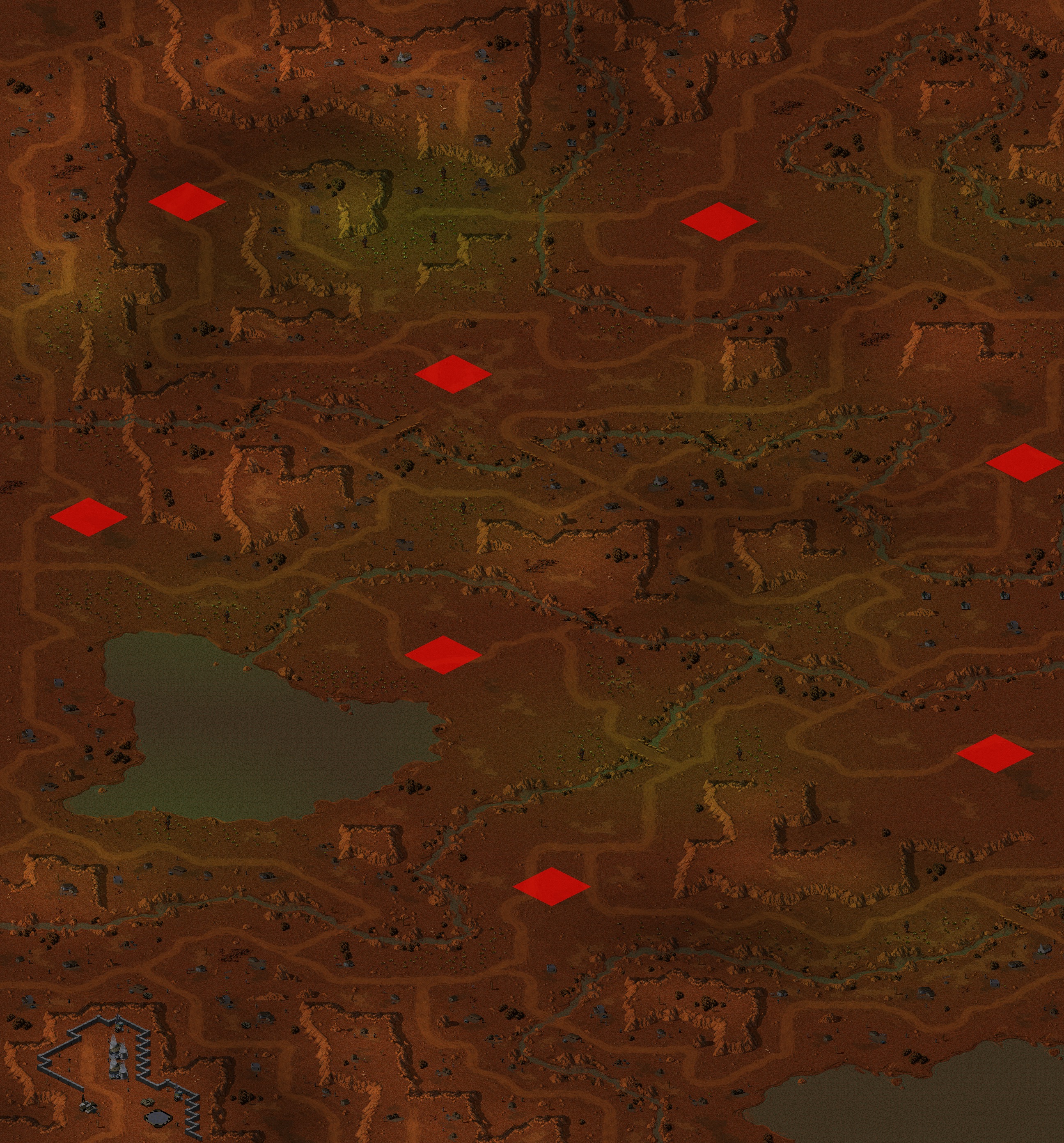 Rendered map: Rivers of Refener