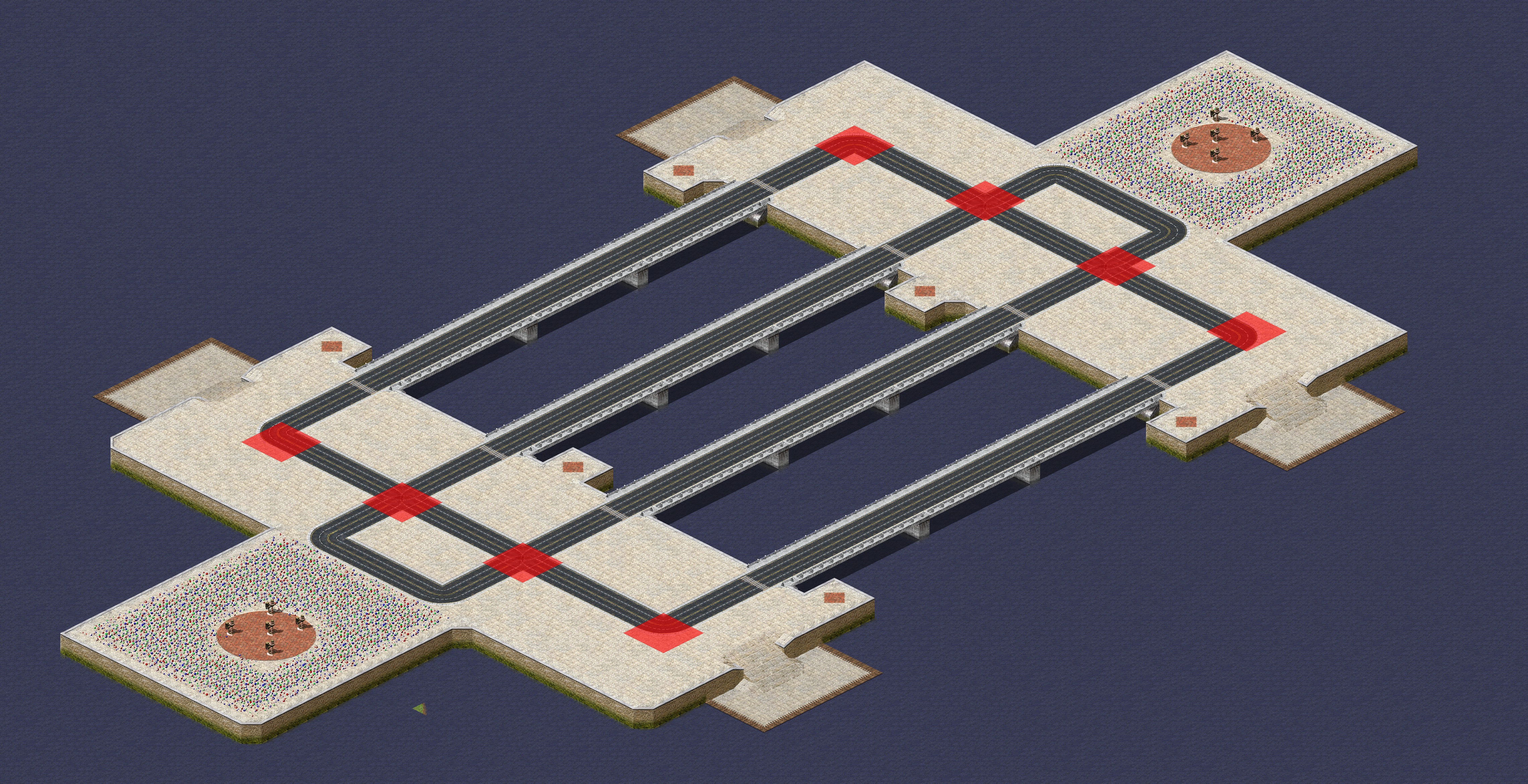 Rendered map: 4v4 Tech Fiesta
