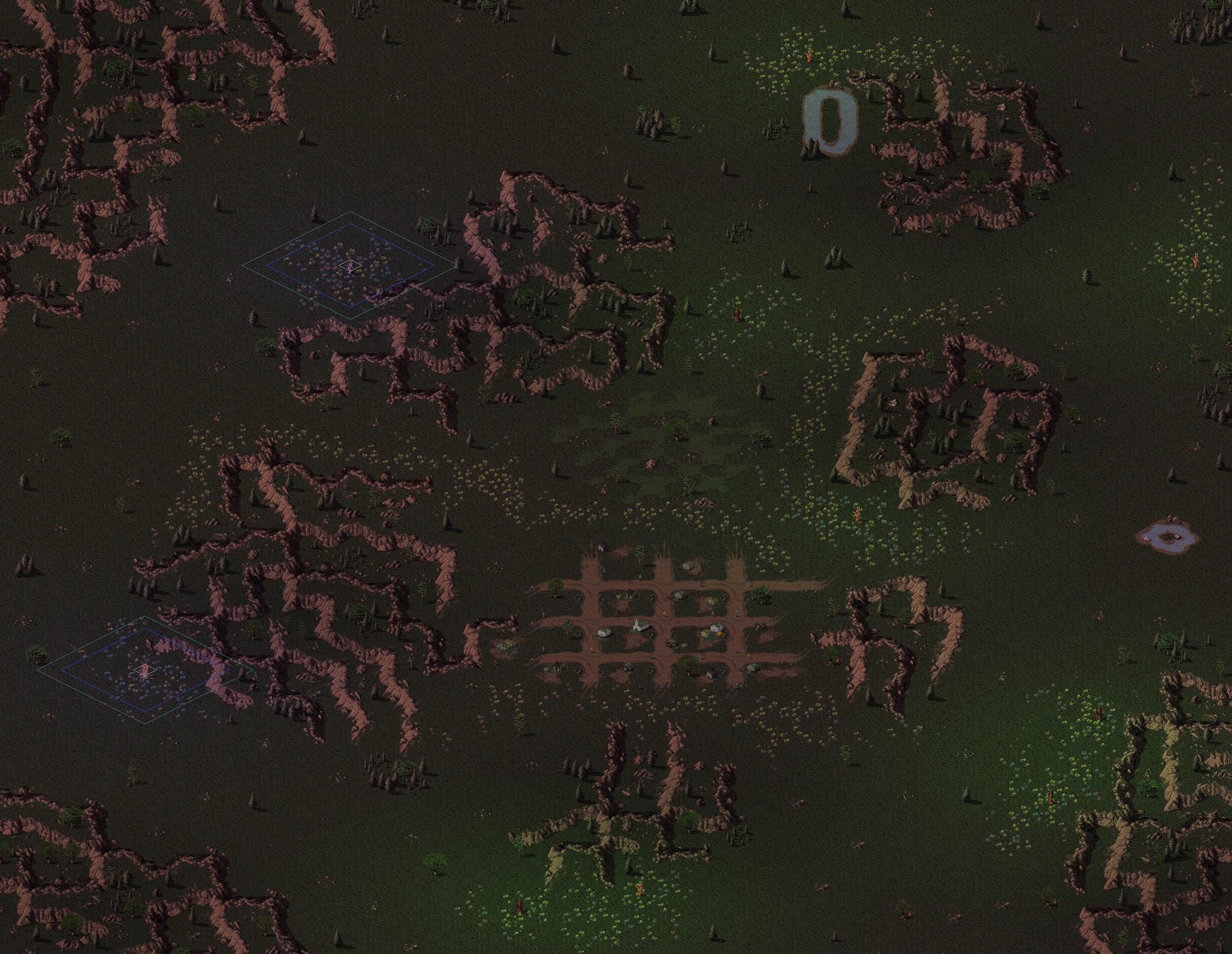 Rendered map: Village of the Unfortunate