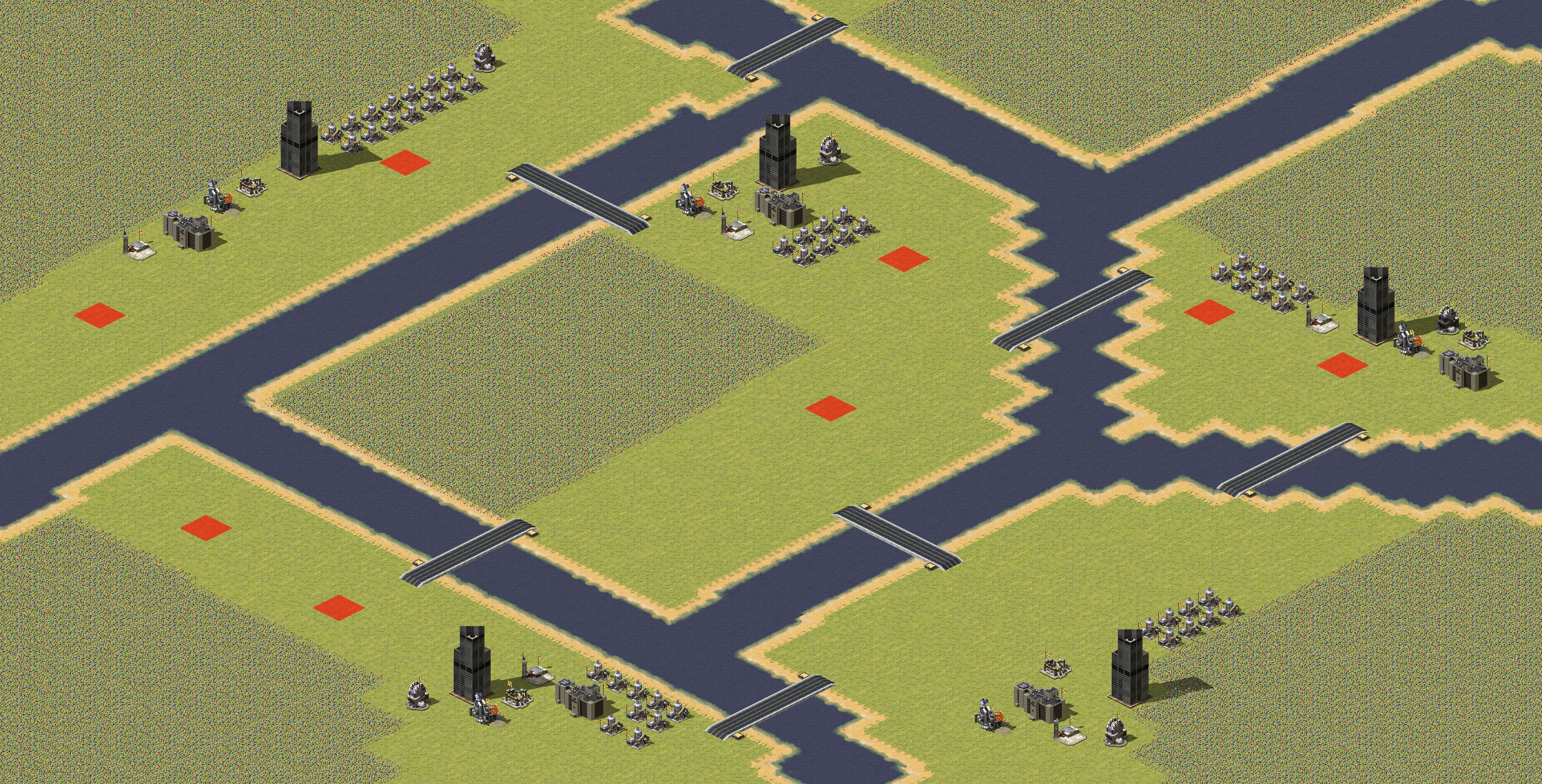 Rendered map: He who dares wins!