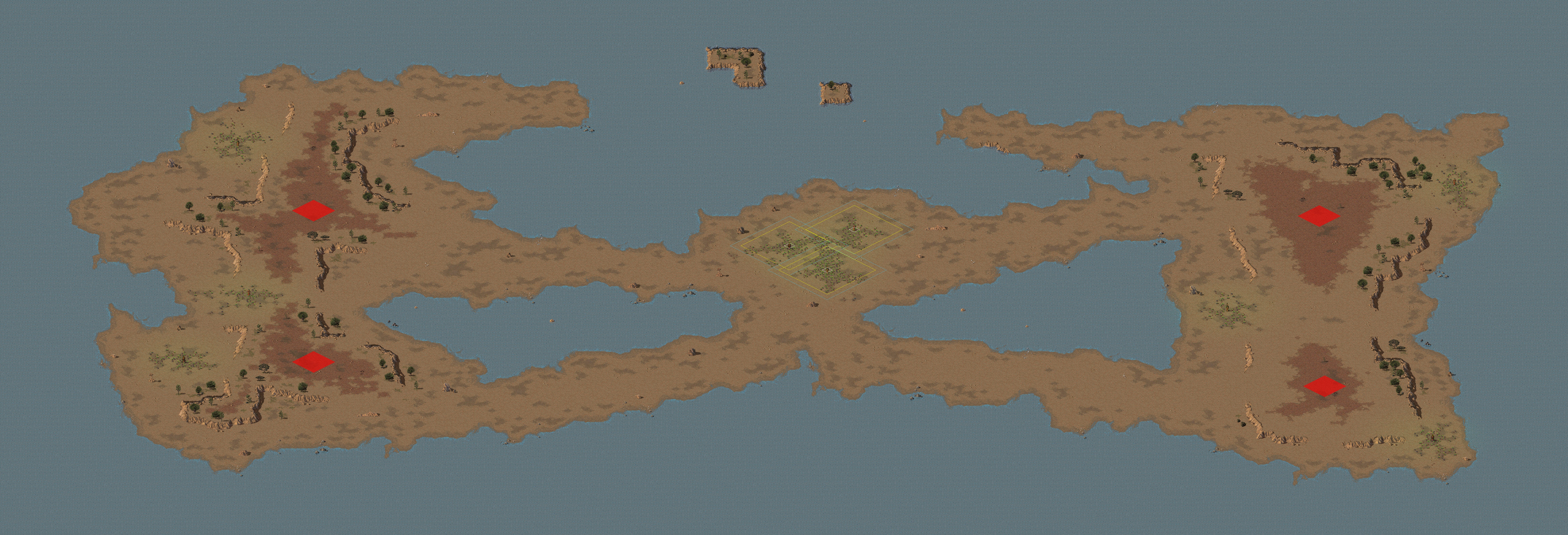Rendered map: The Sandbar