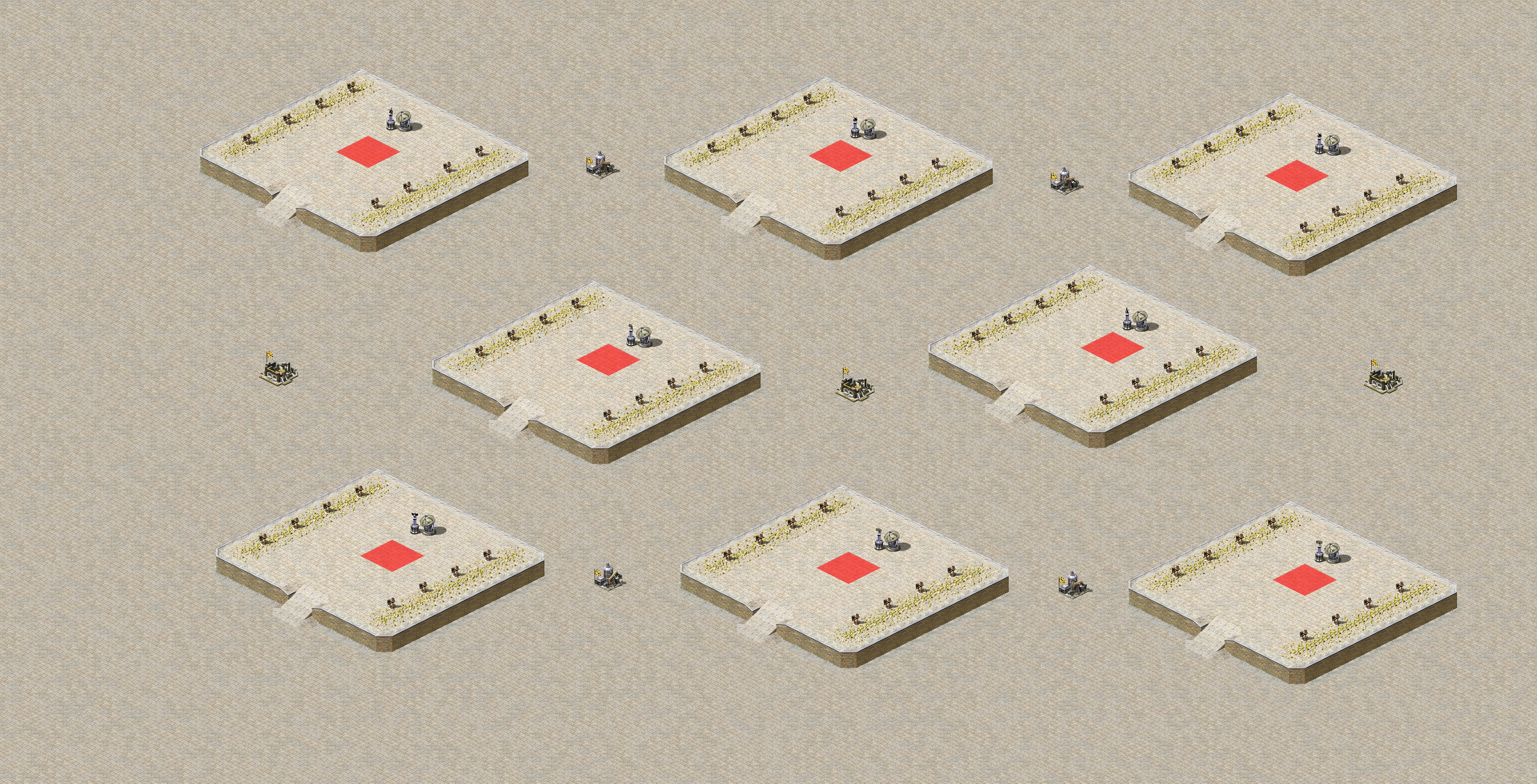 Rendered map: High Ground Duel