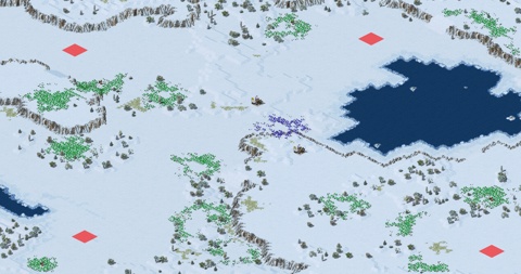 Rendered preview of [RA2] Allied Campaign: European Theater - Map 4