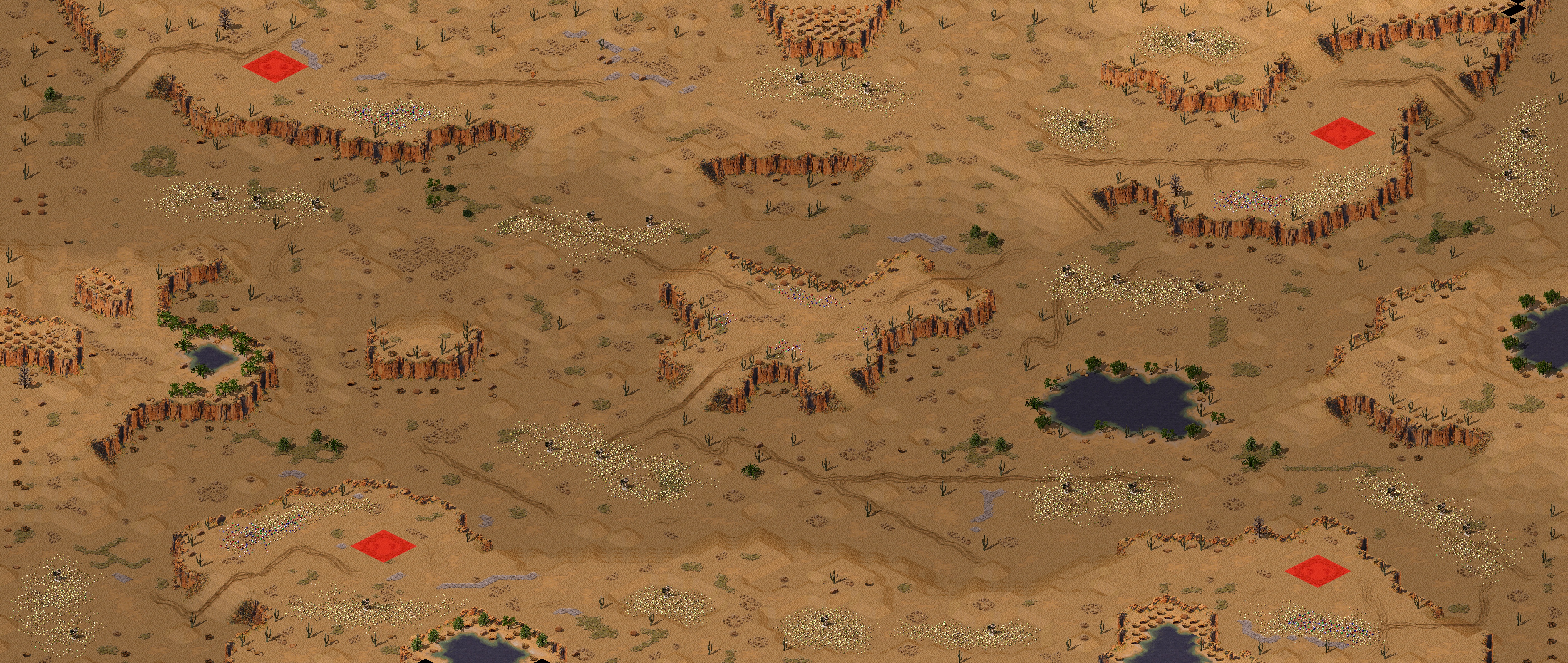 Rendered map: Desert Journey