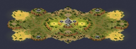 Rendered preview of Official Tournament Map A