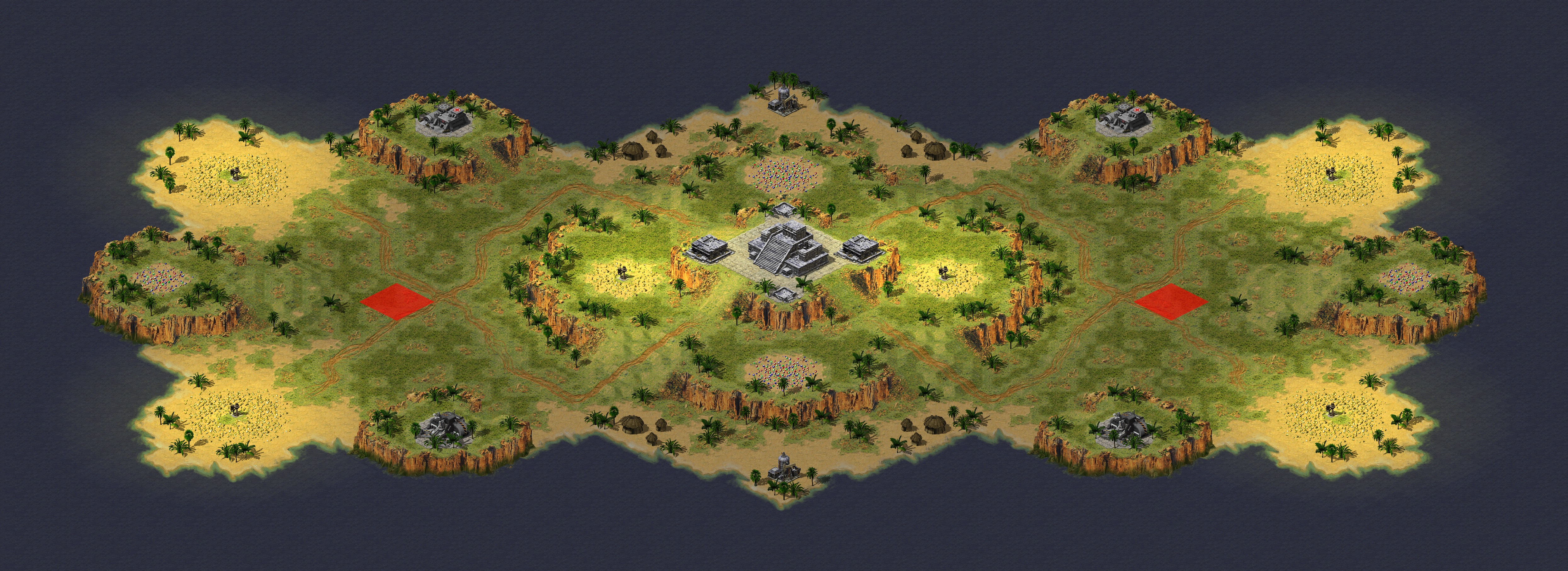 Rendered map: Tournament Temple