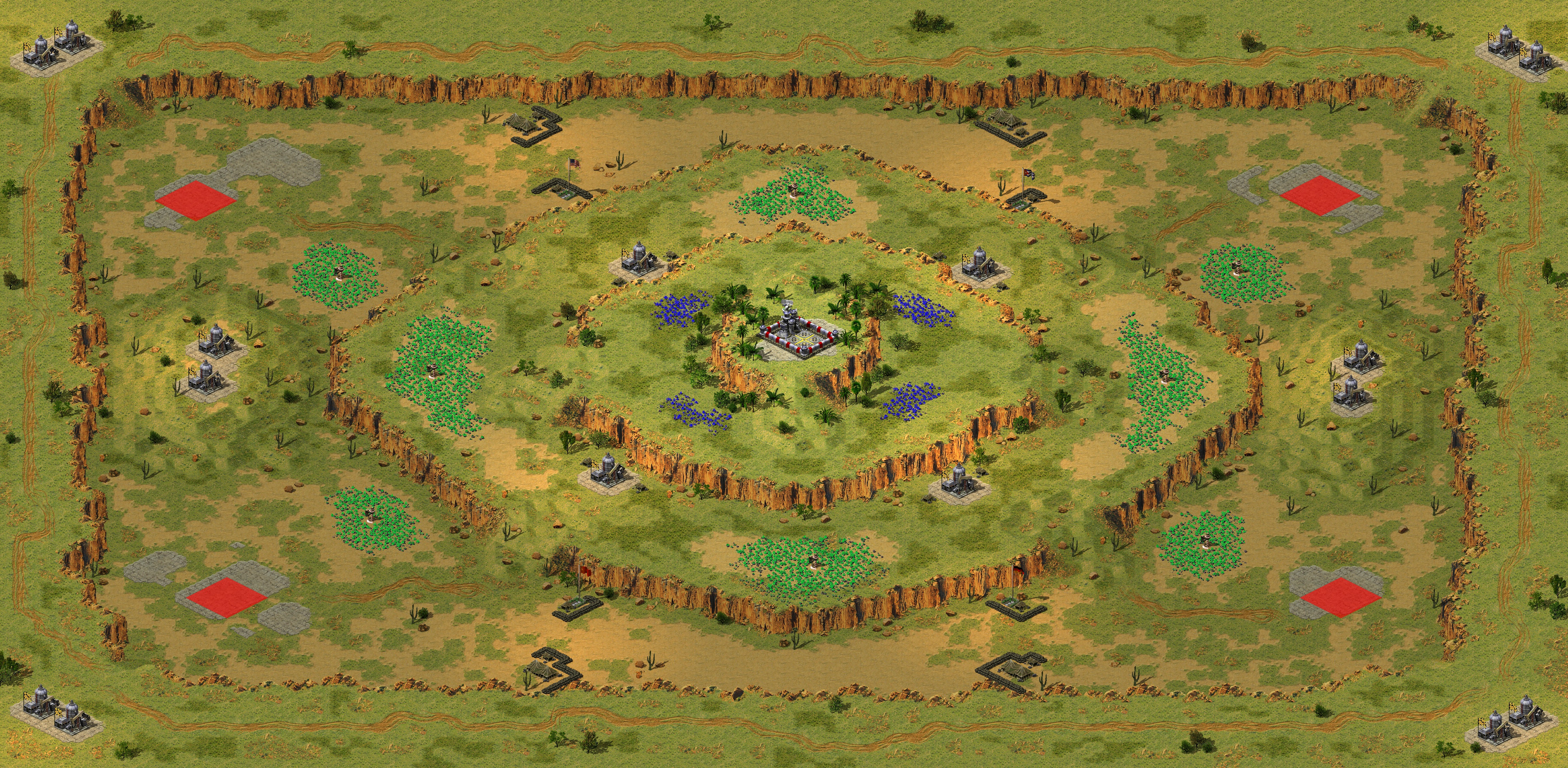 Rendered map: (4) Tanya's Training Grounds