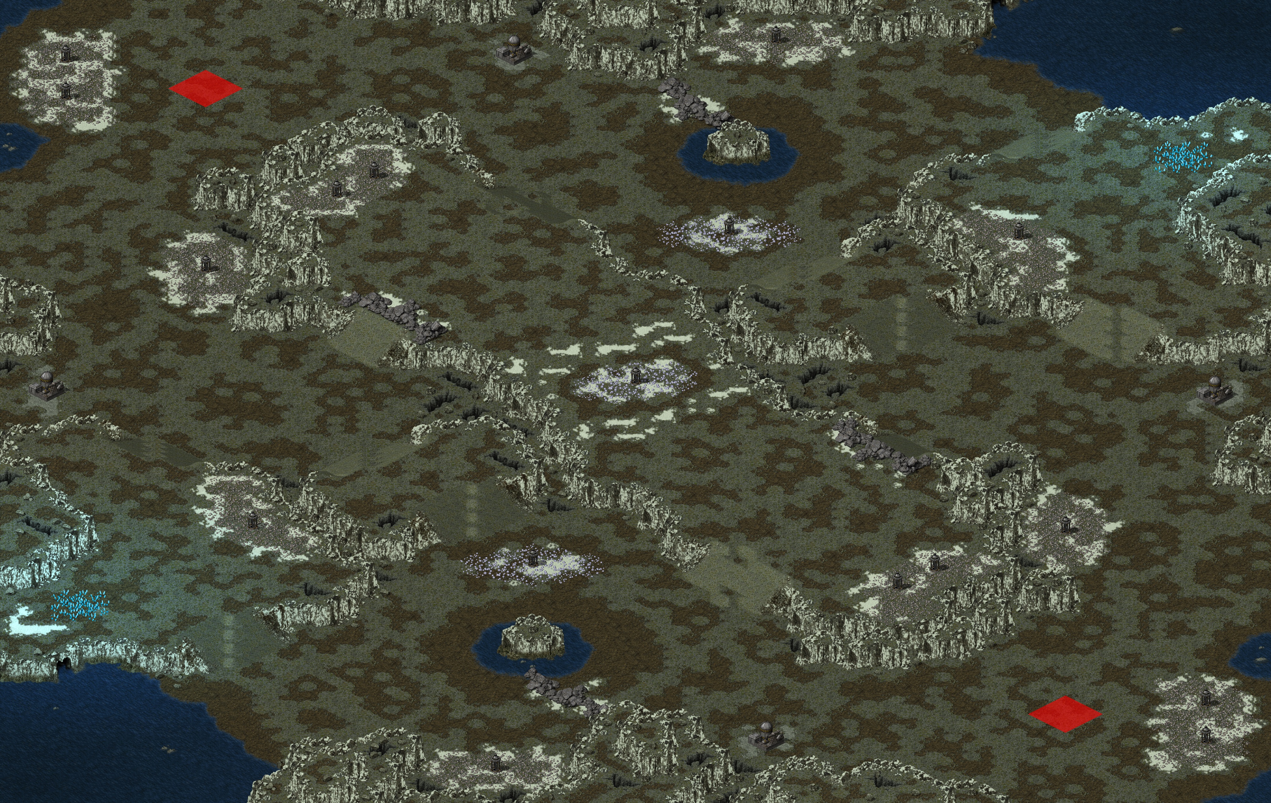 Rendered map: Below Zero
