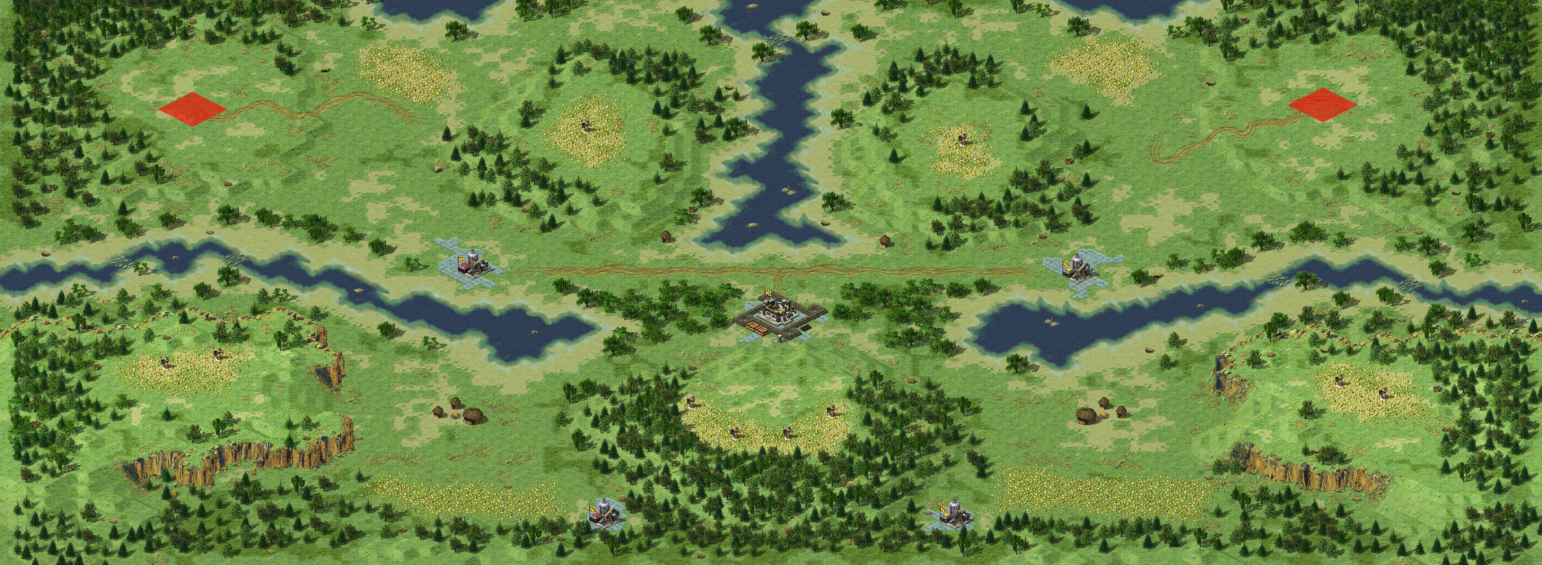 Rendered map: Forest Joust