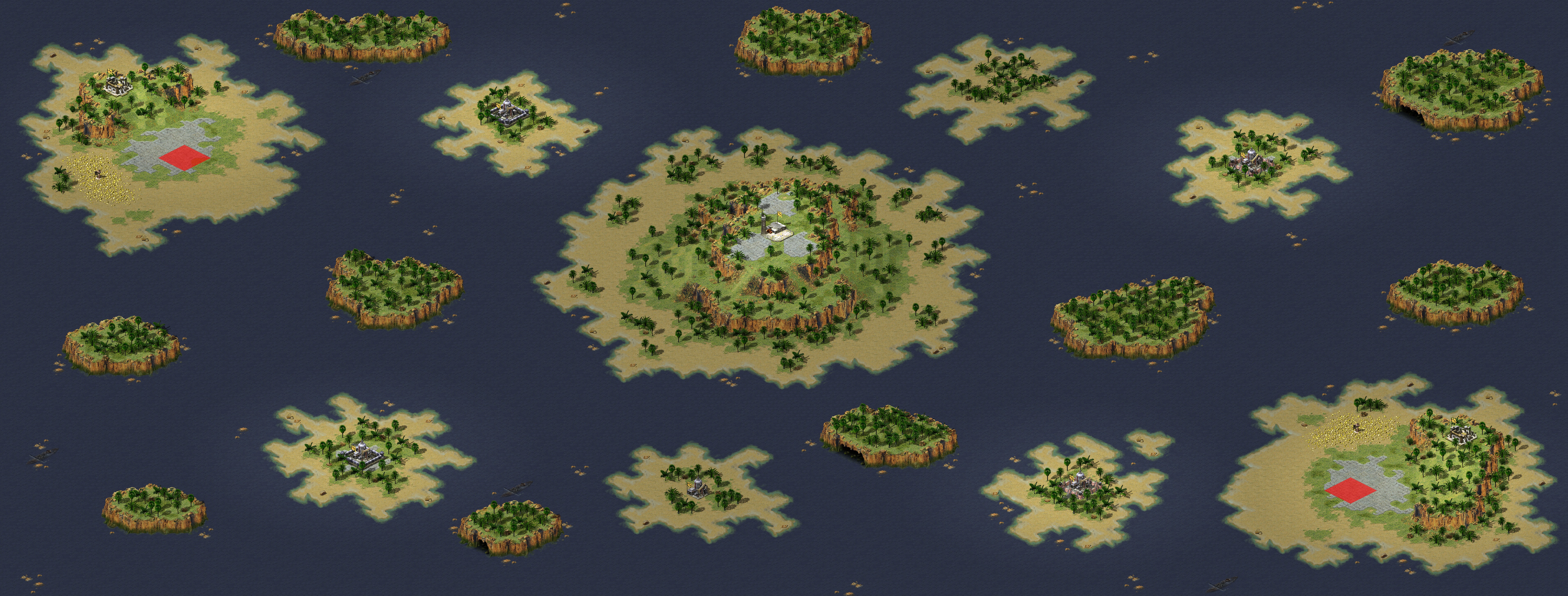Rendered map: Buffed Paradise Archipelago