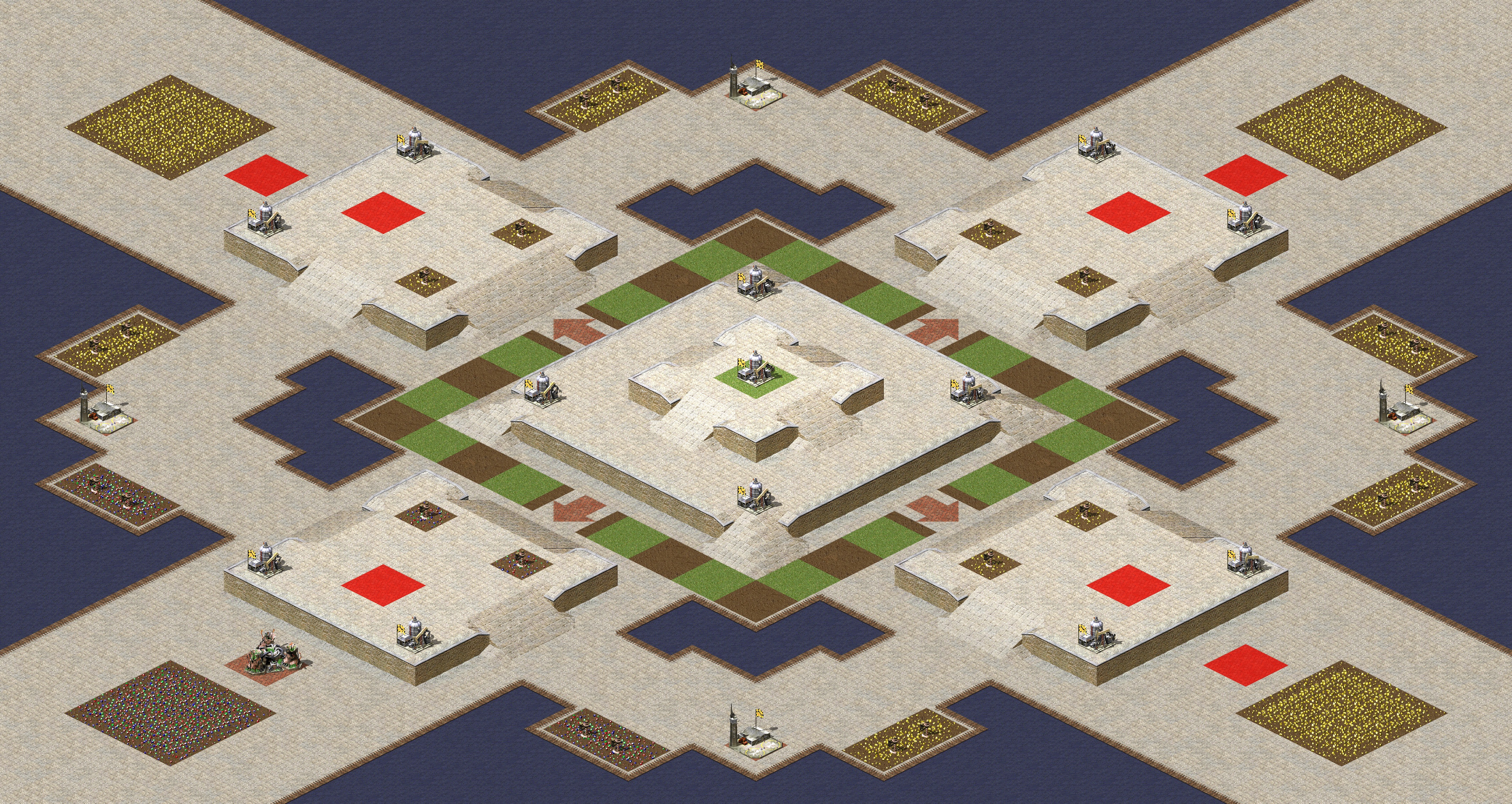 Rendered map: Core Hub (7) FFA