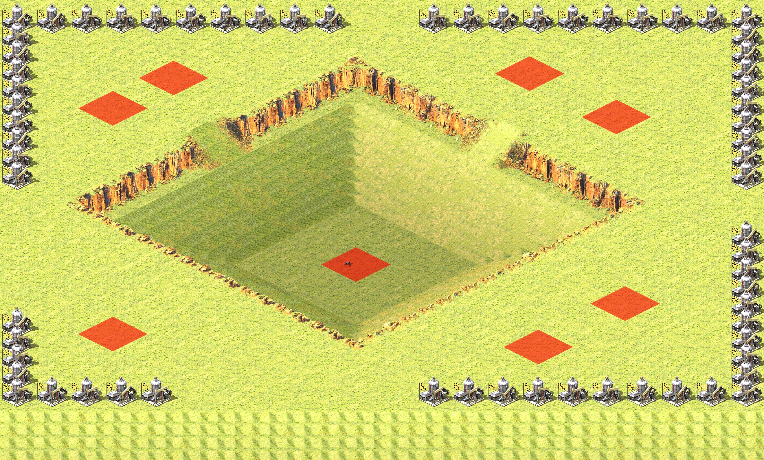 Rendered map: Prairie Escape 7v1 (Victory at 60 min)