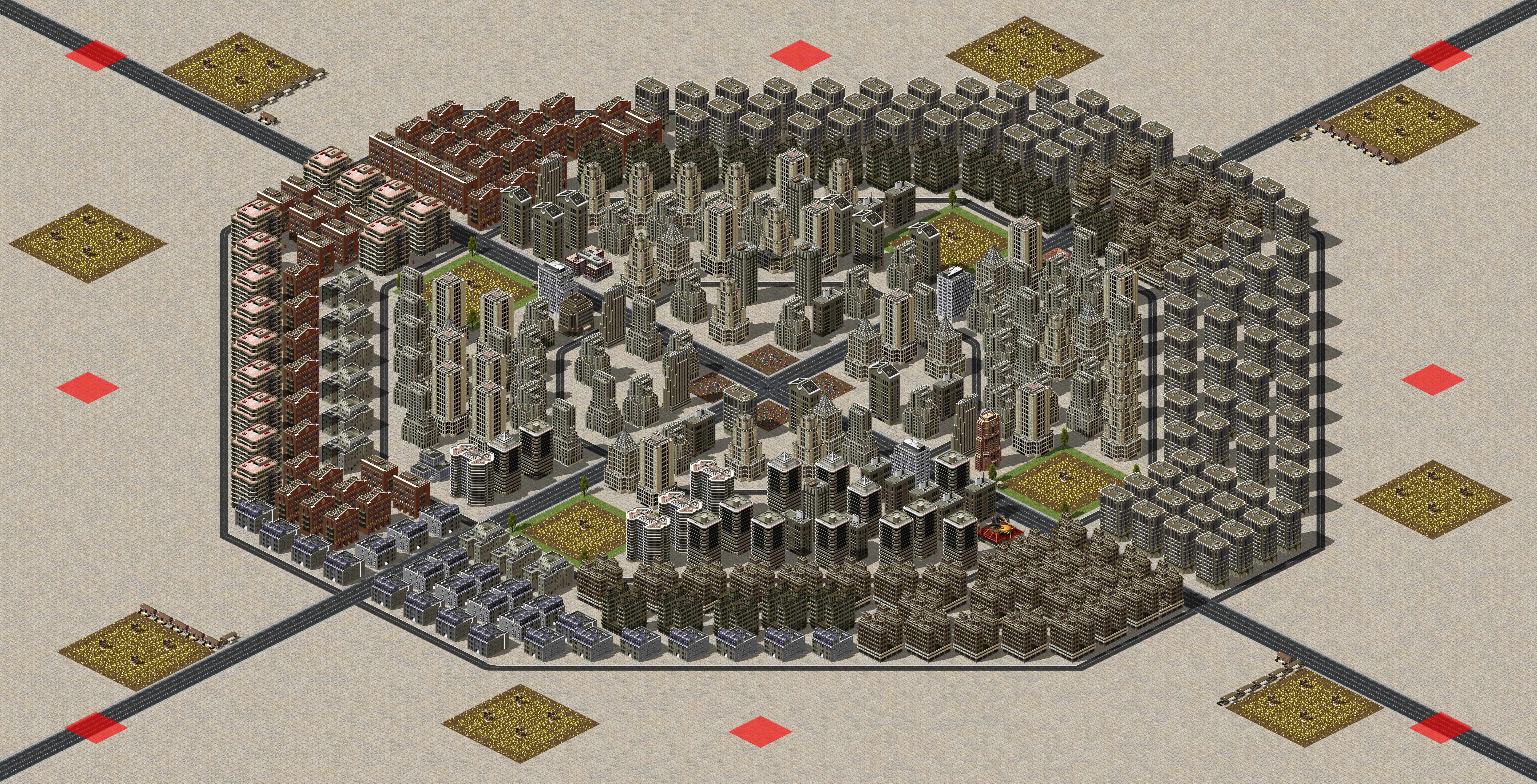 Rendered map: Metropolis