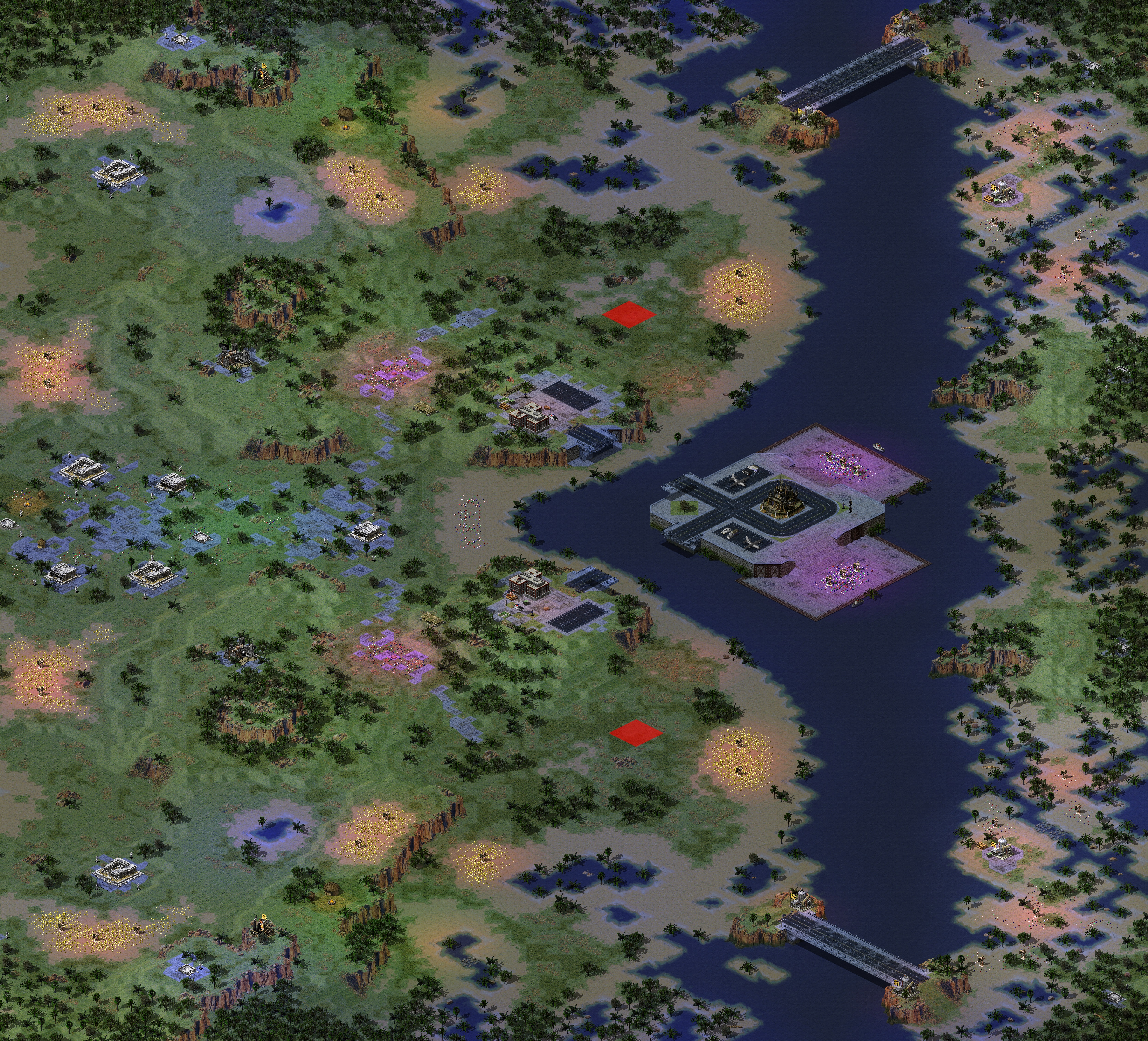 Rendered map: Buffed Biotech Rainforest