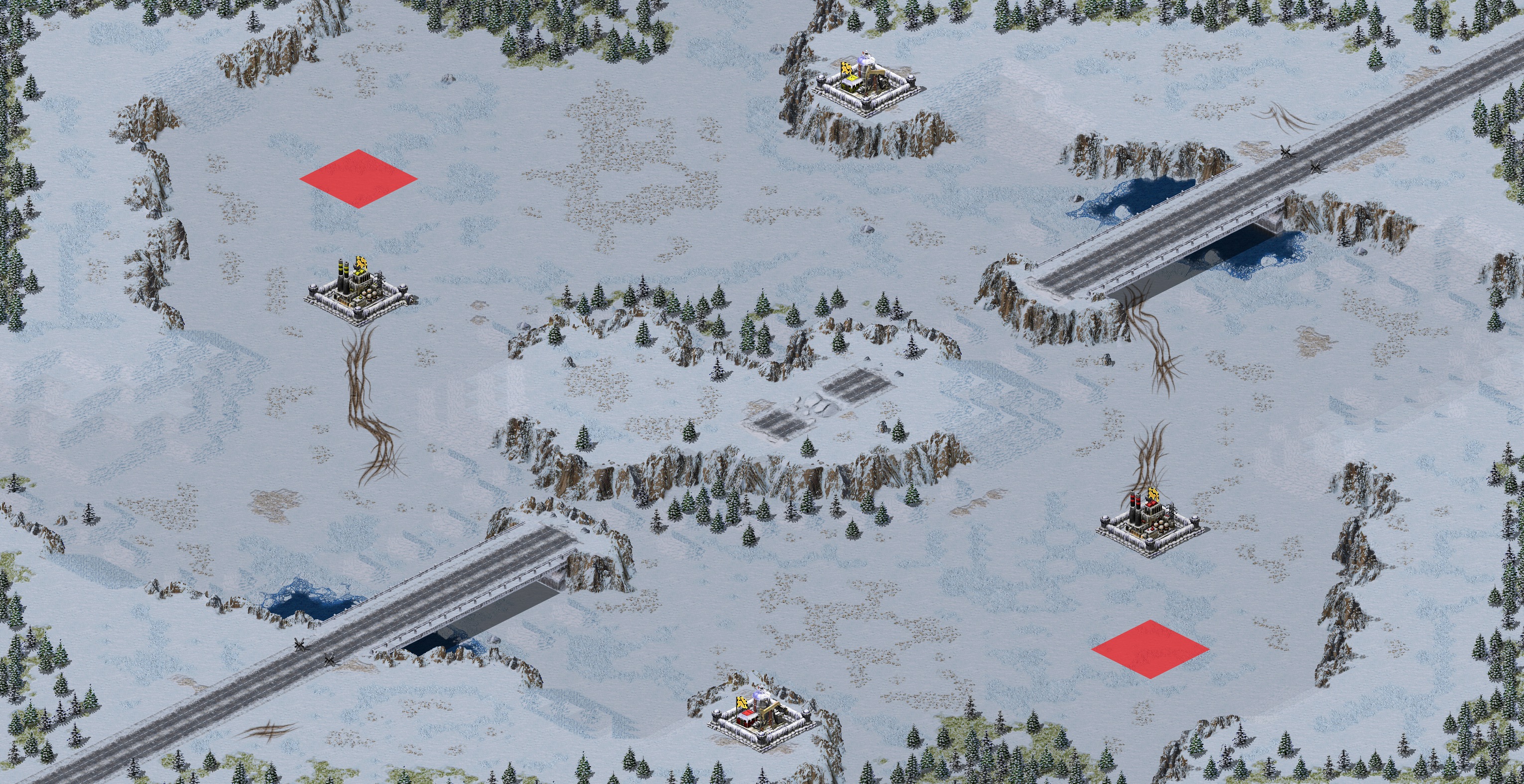 Rendered map: Cloud Nine Blitz 1v1